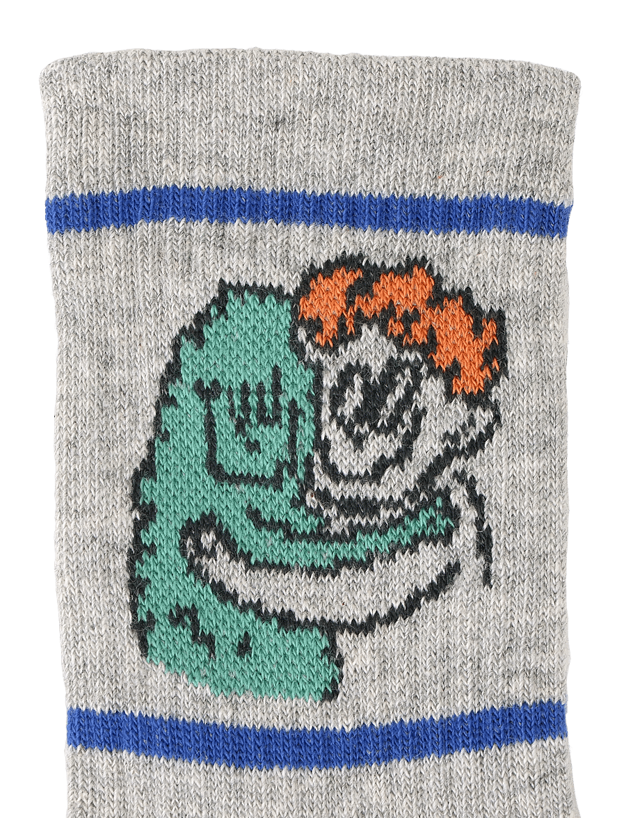 Bobo Choses - Hug Hairy Monster short socks - sokid - grey - 2