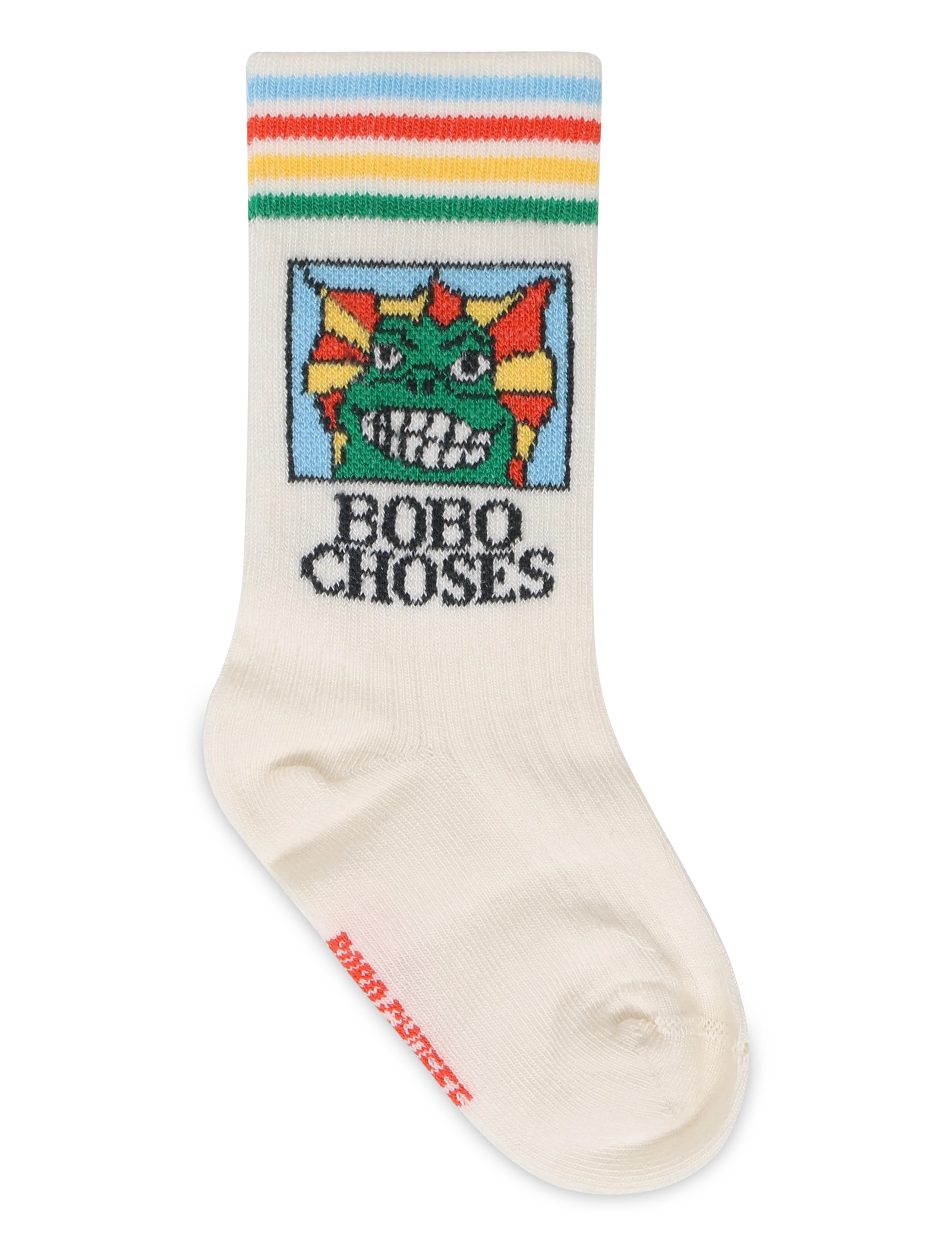 Bobo Choses - Beast long socks Bobo Choses - white - 1