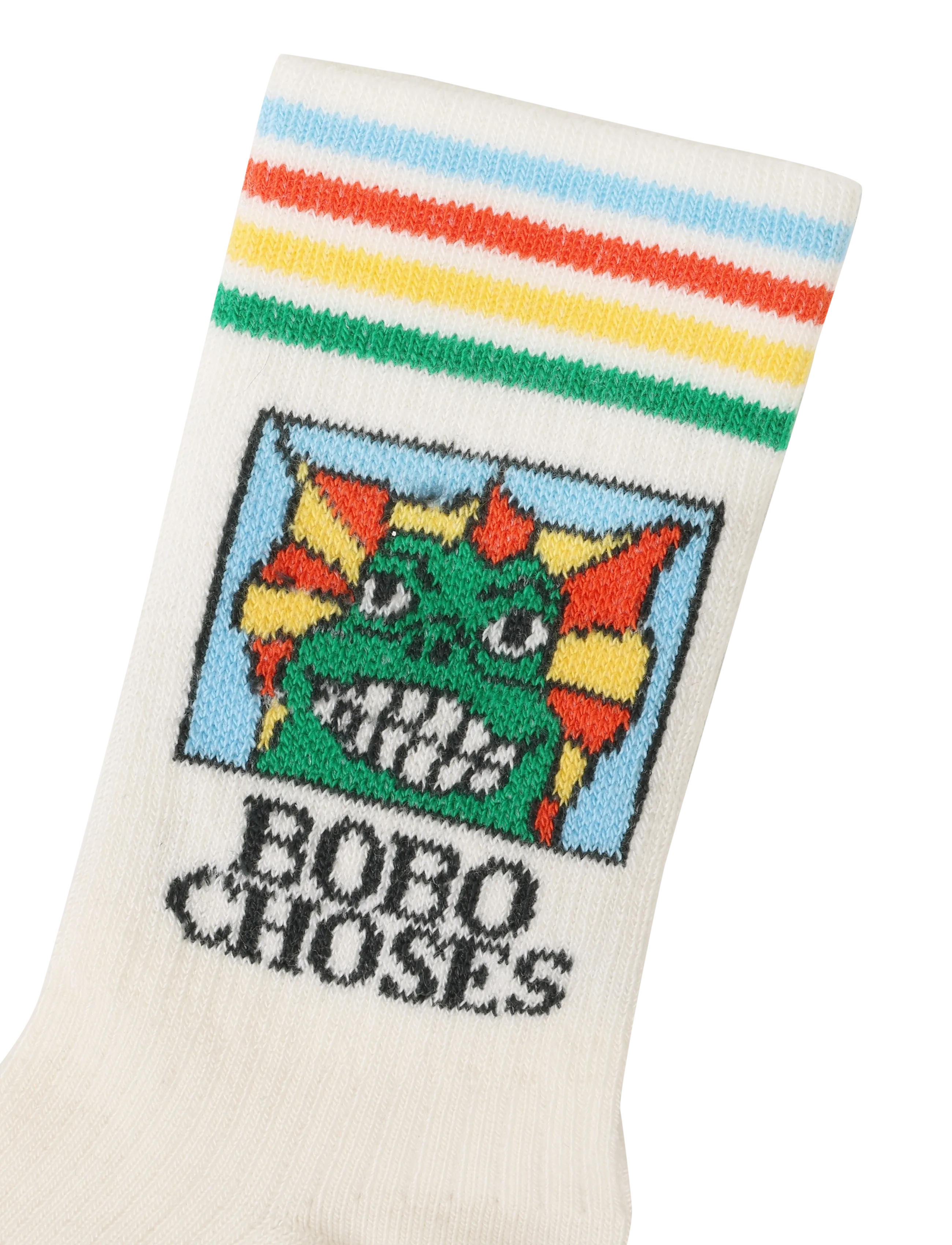 Bobo Choses - Beast long socks Bobo Choses - white - 2
