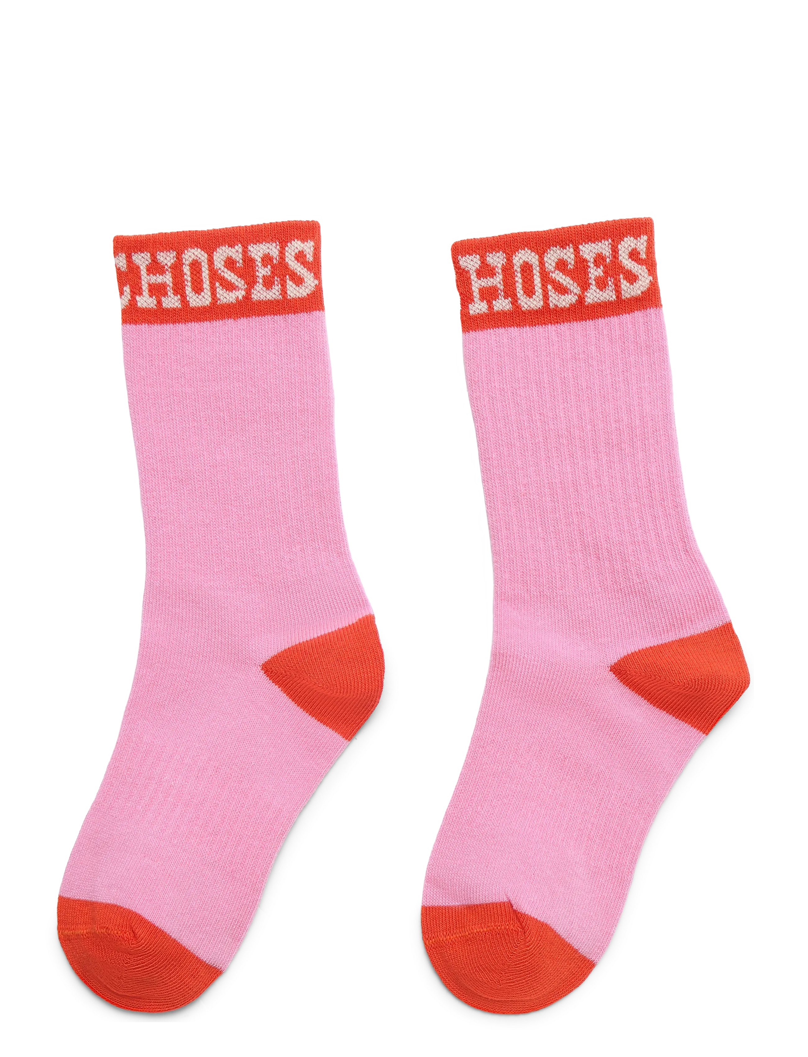 Bobo Choses Bobo Choses Pop long socks - Tøj - PINK / pink/rose