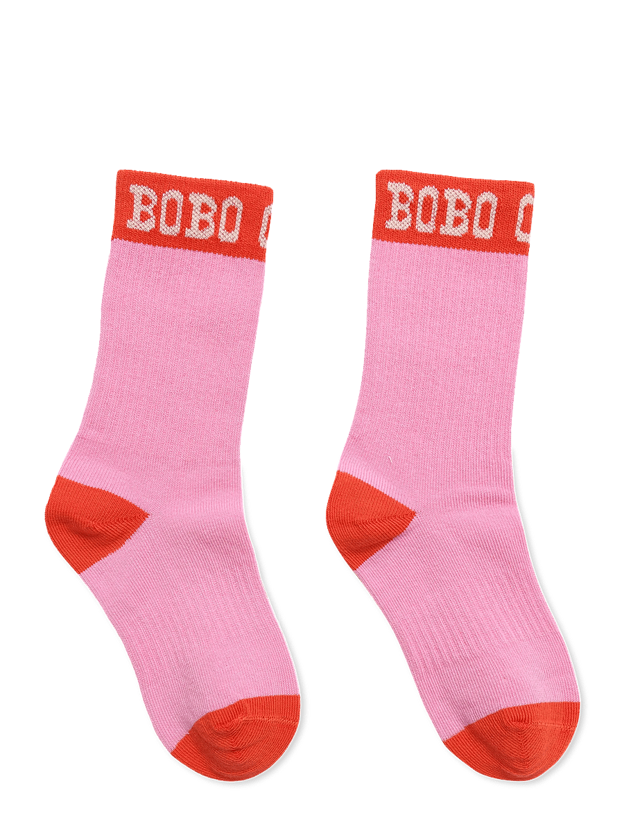 Bobo Choses - Bobo Choses Pop long socks - strømper - pink - 1