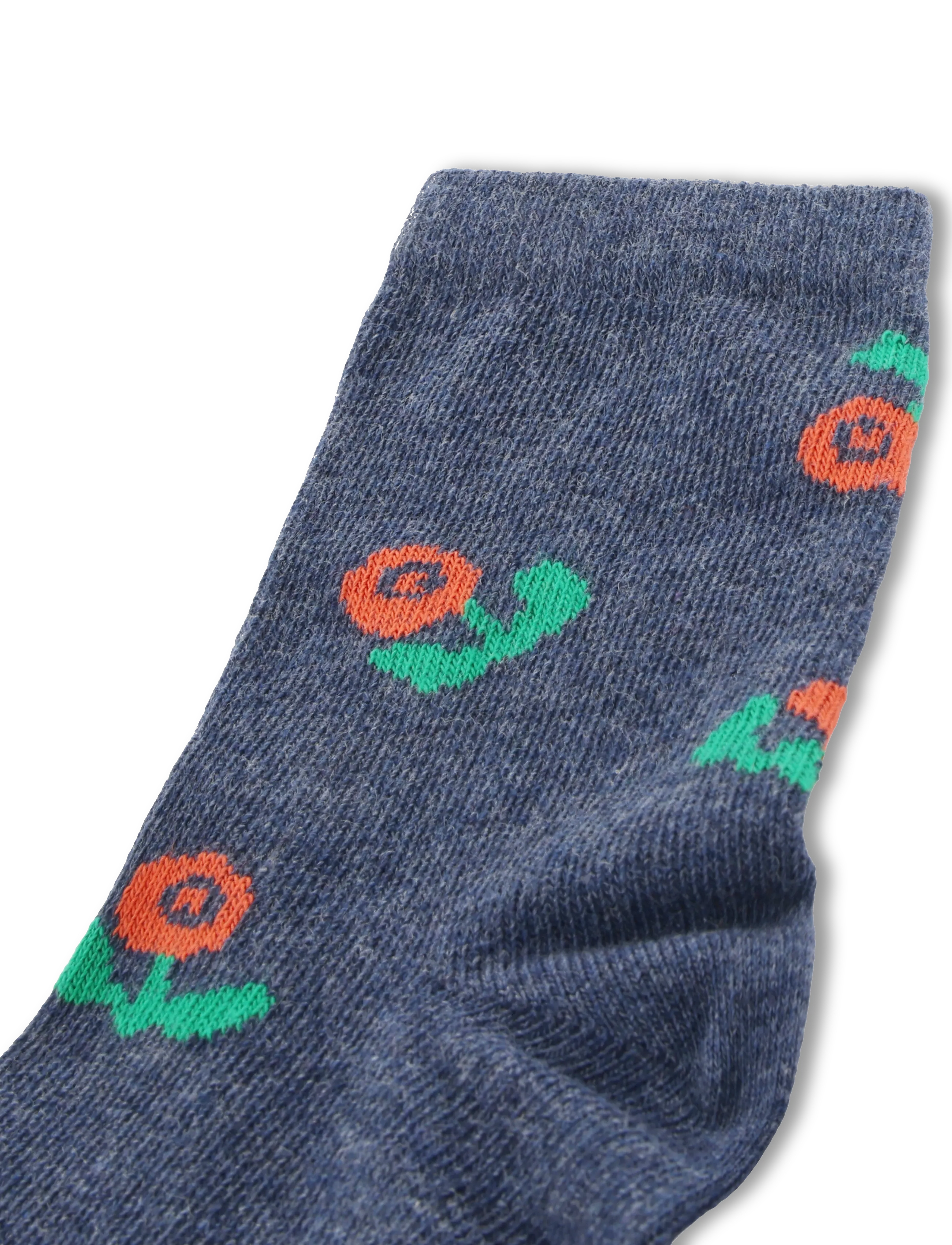 Bobo Choses - Stamp Bloom all over short socks - purple - 2