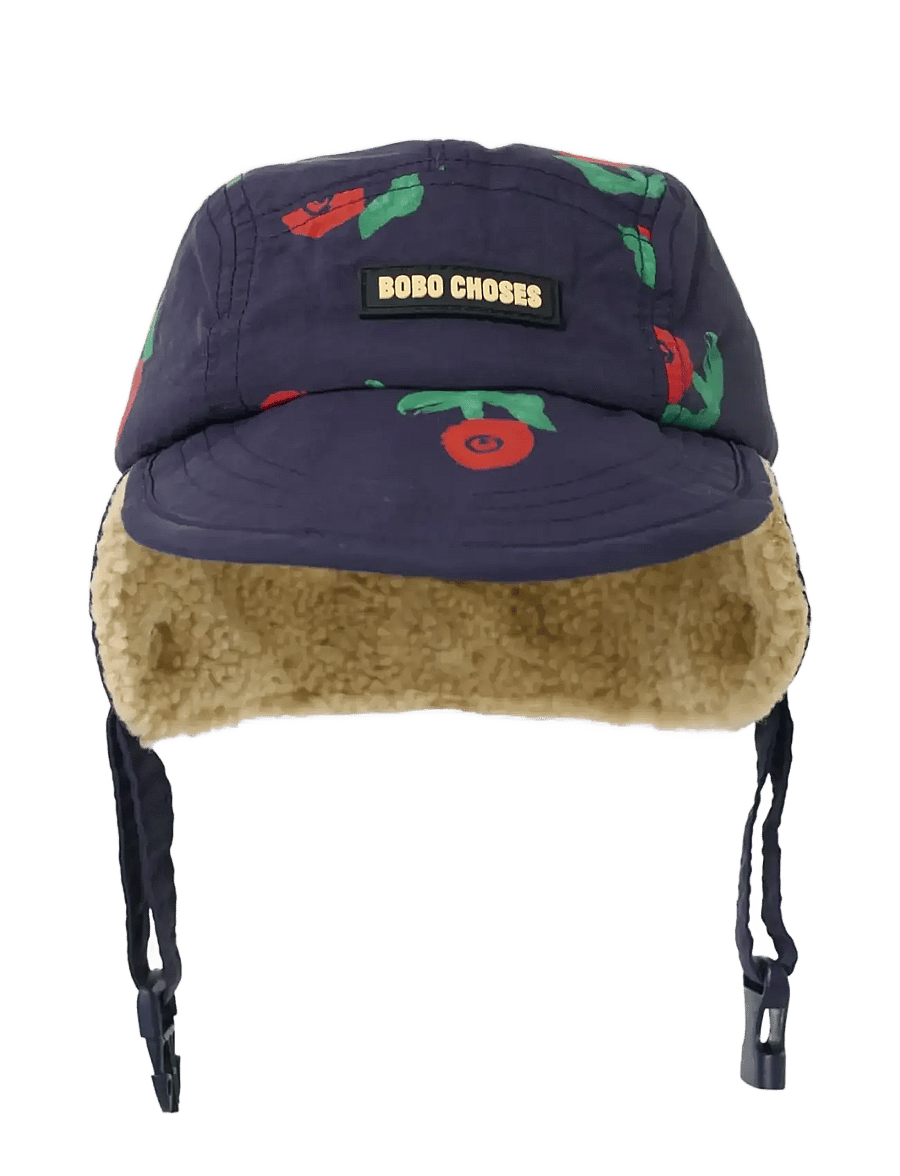 Bobo Choses - Stamps Bloom all over winter cap - talvemütsid - navy - 0