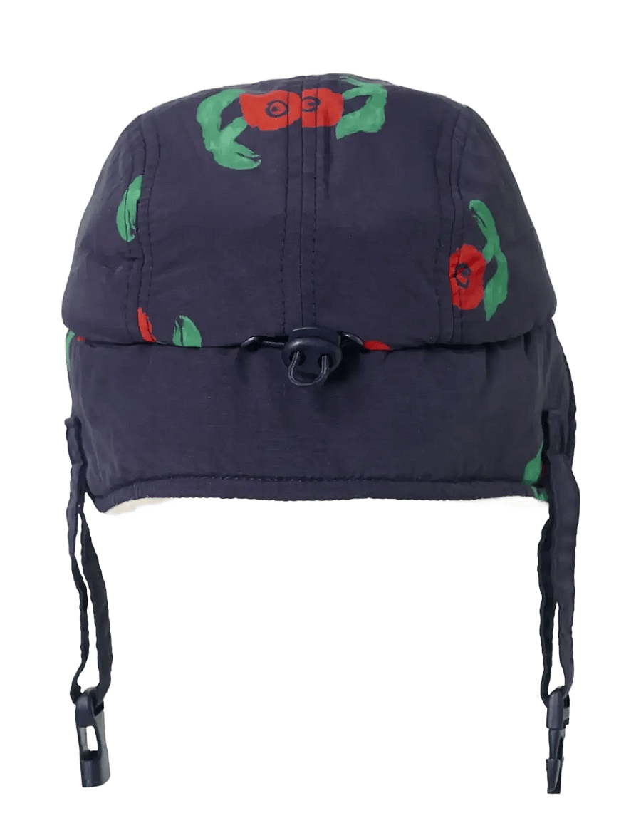 Bobo Choses - Stamps Bloom all over winter cap - talvemütsid - navy - 2
