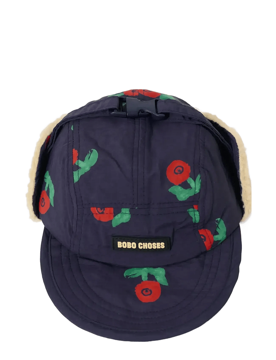 Bobo Choses - Stamps Bloom all over winter cap - talvemütsid - navy - 3
