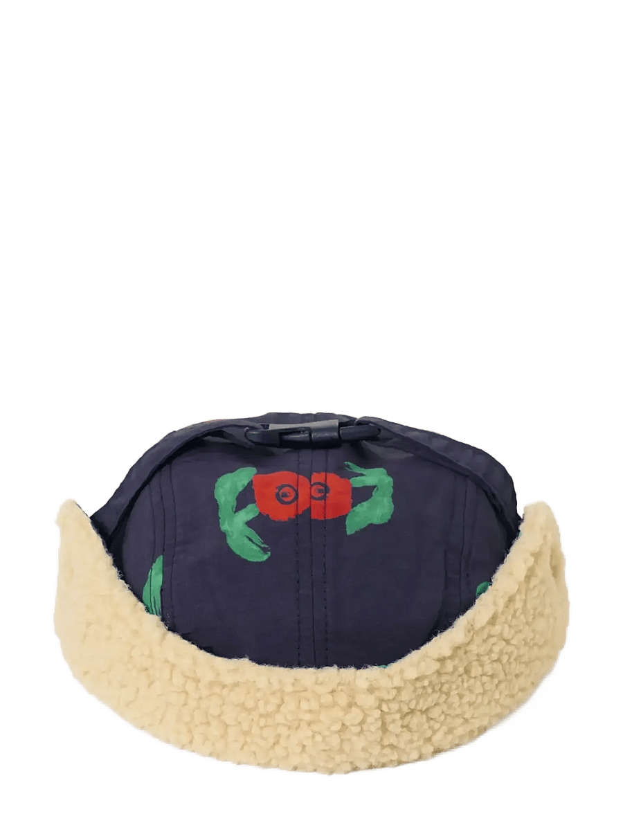 Bobo Choses - Stamps Bloom all over winter cap - talvemütsid - navy - 5