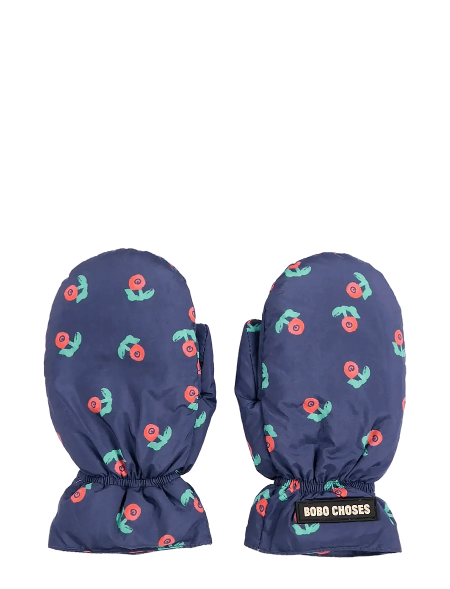 Bobo Choses - Stamp Bloom all over mittens - handschuhe - navy - 1