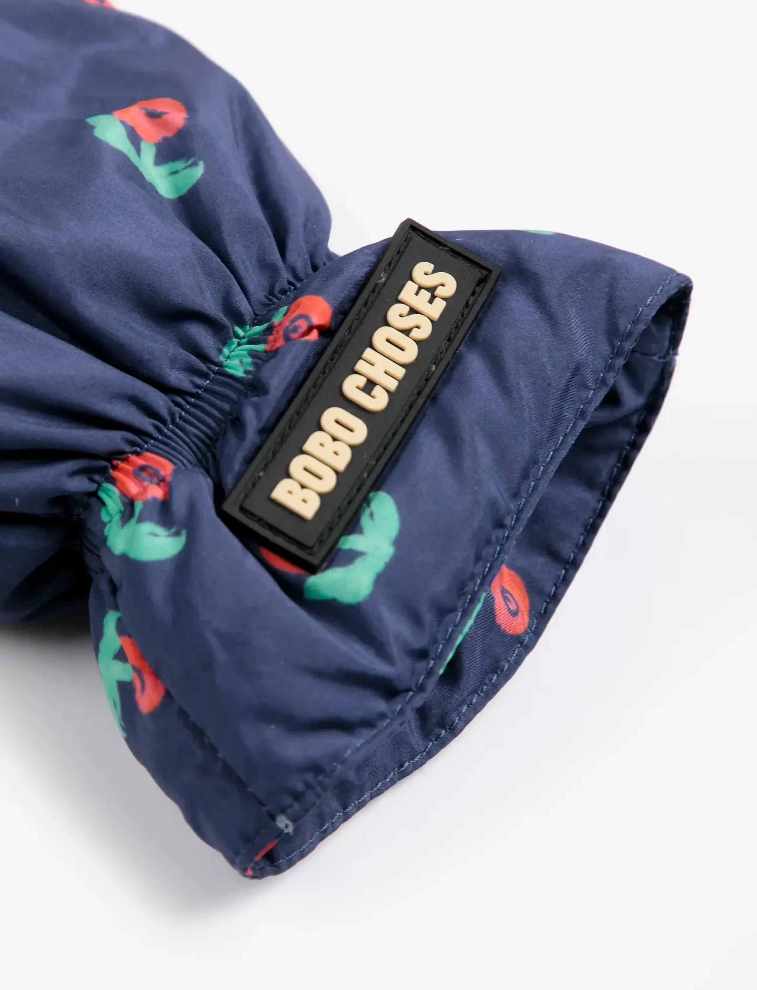 Bobo Choses - Stamp Bloom all over mittens - gloves - navy - 4