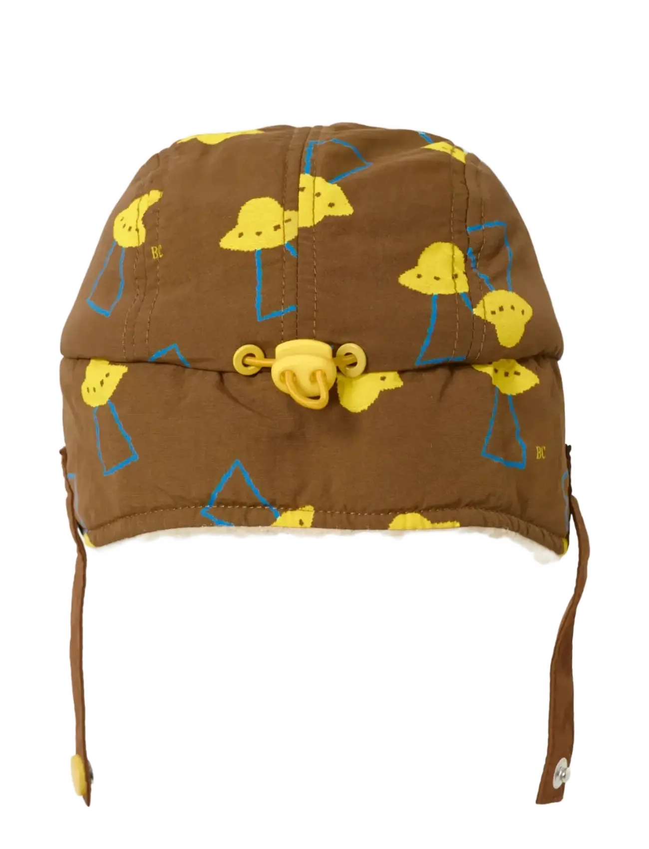 Bobo Choses - Pixel Abduction all over winter cap - talvemütsid - brown - 2