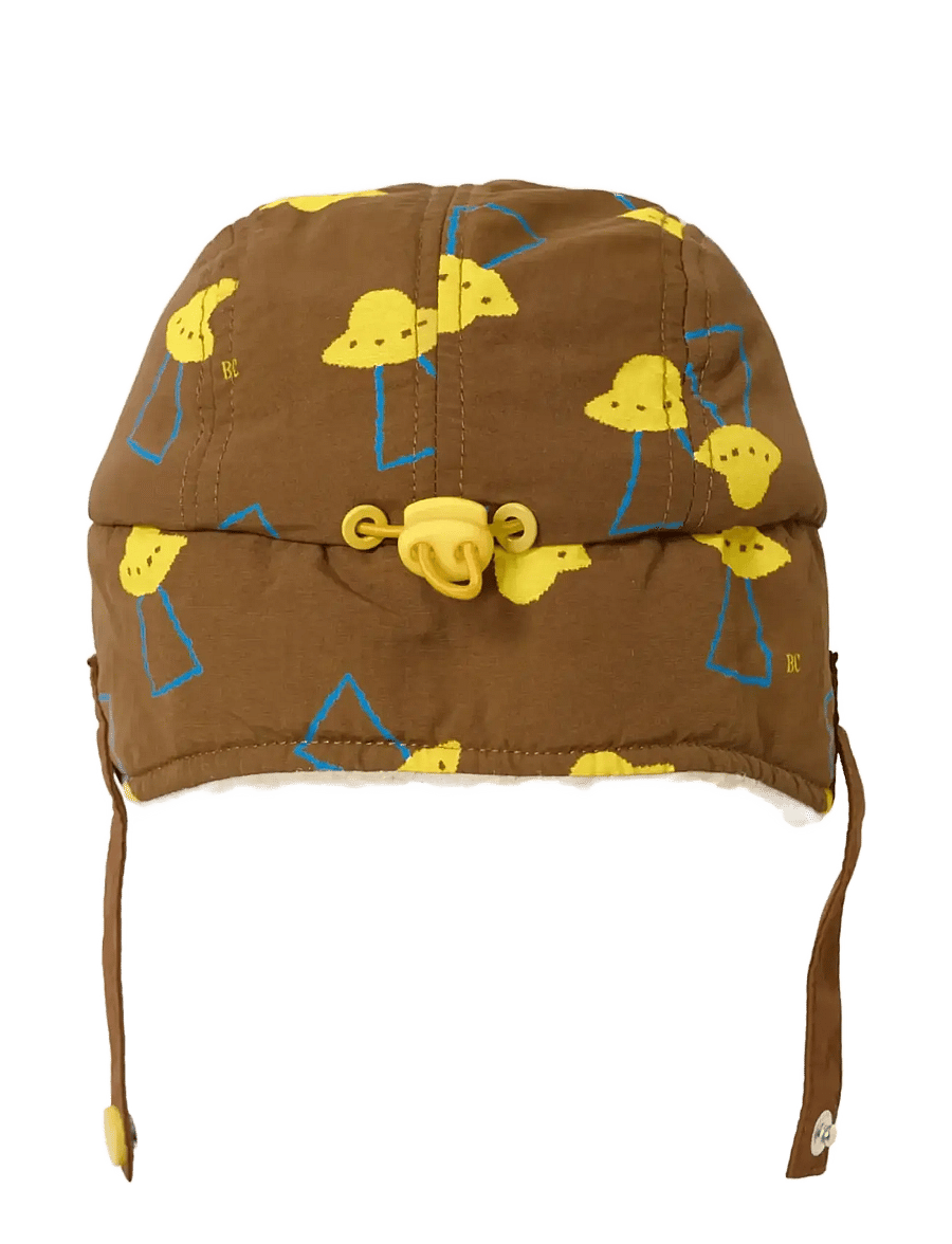 Bobo Choses - Pixel Abduction all over winter cap - talvemütsid - brown - 2