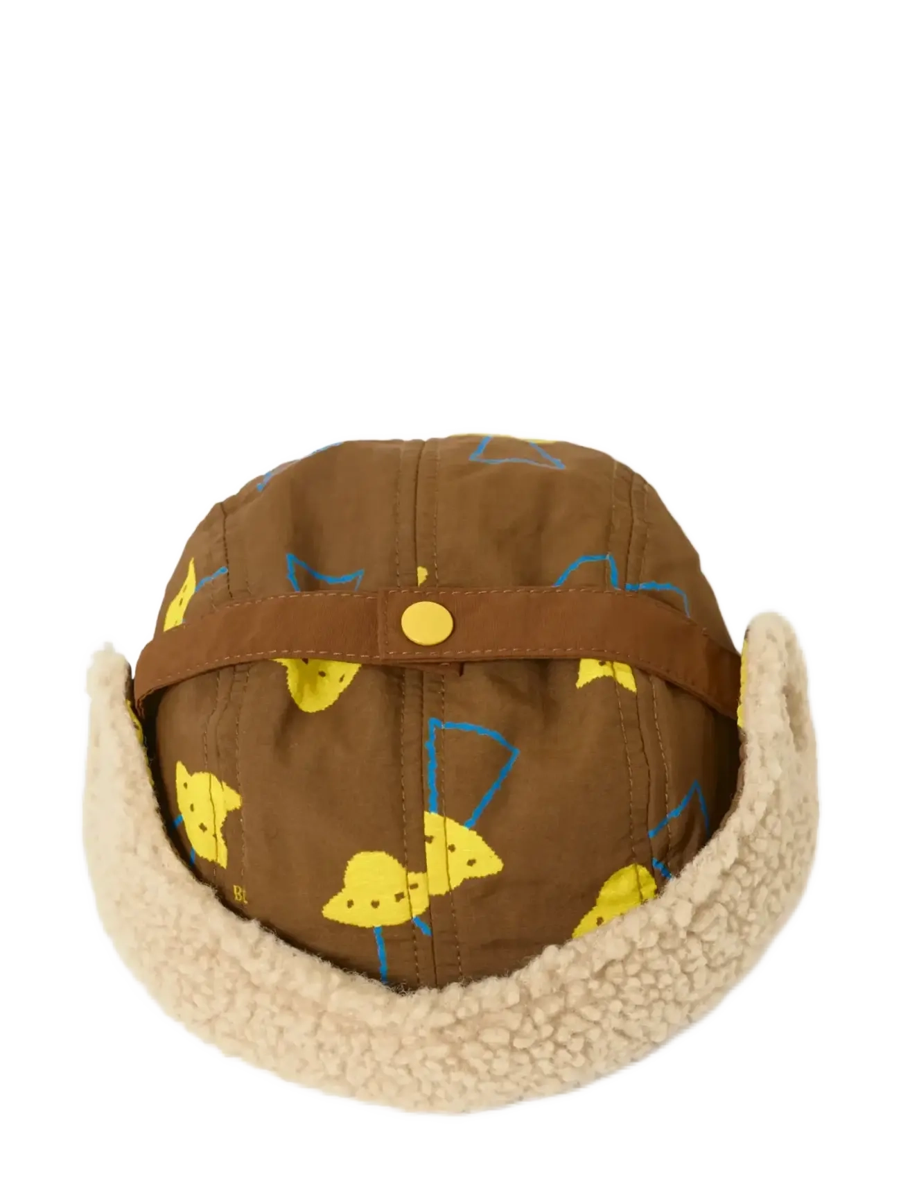 Bobo Choses - Pixel Abduction all over winter cap - talvemütsid - brown - 5