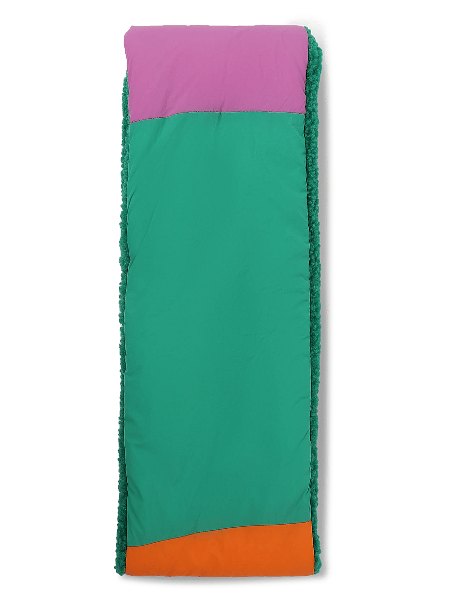 Bobo Choses - Color Block sheepskin neck warmer - halswärmer - pink - 1