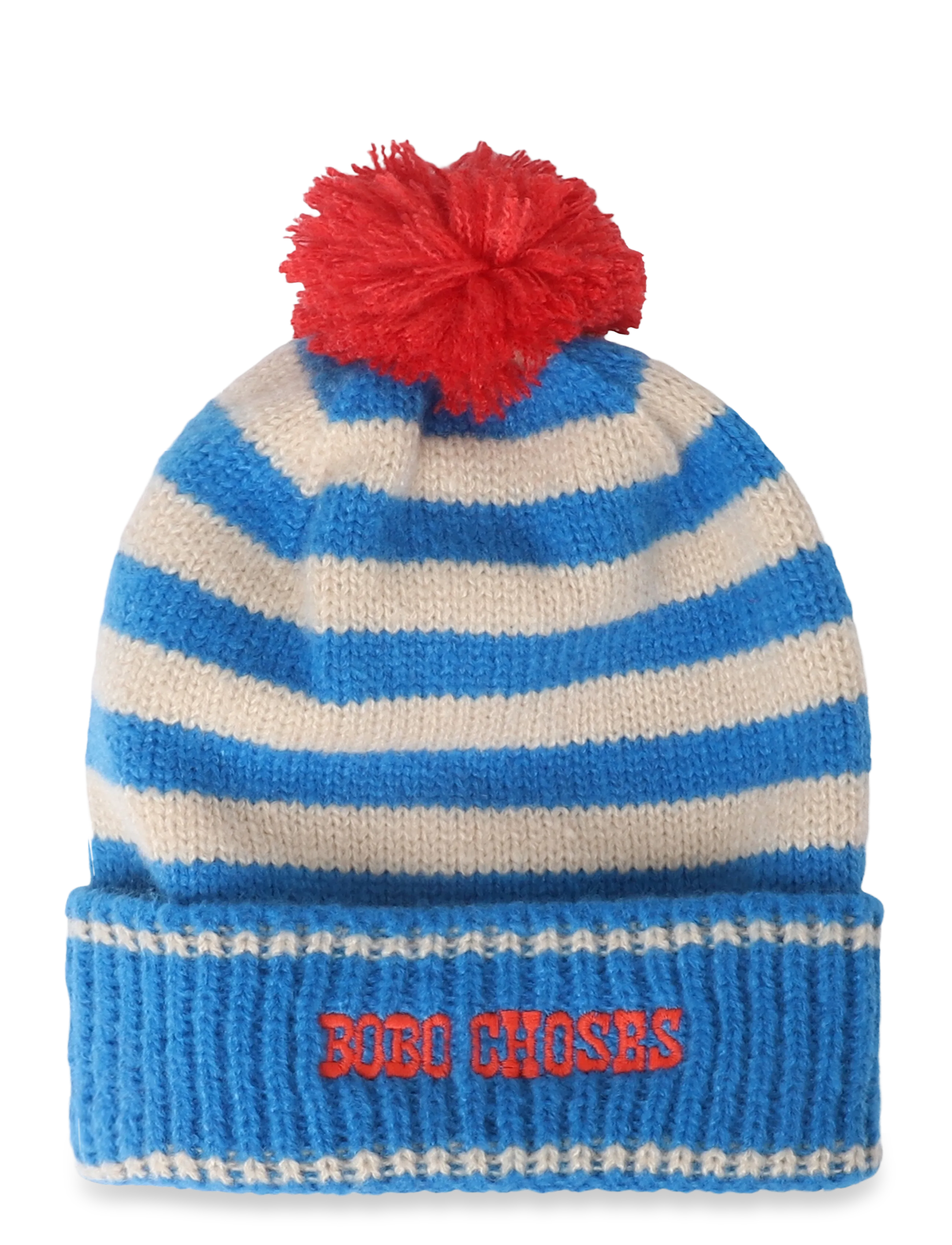 Bobo Choses Bobo Choses stripes knitted beanie - Winteraccessoires - BLUE / blue