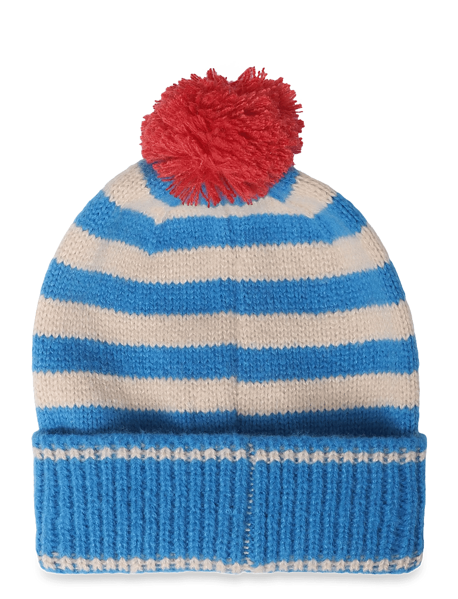 Bobo Choses - Bobo Choses stripes knitted beanie - beanies - blue - 1