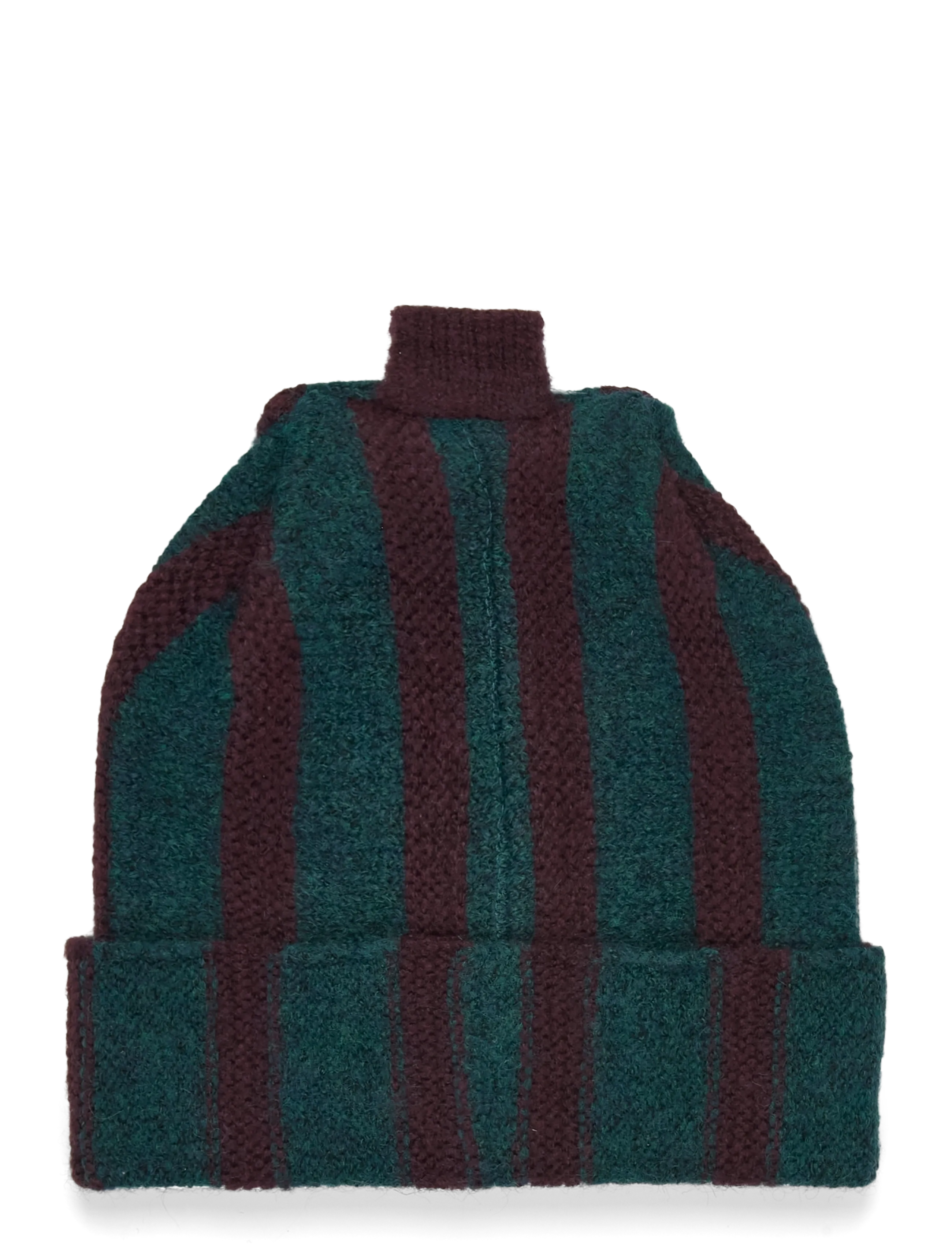 Bobo Choses - Booo Bo Choses tag knitted beanie - green - 1