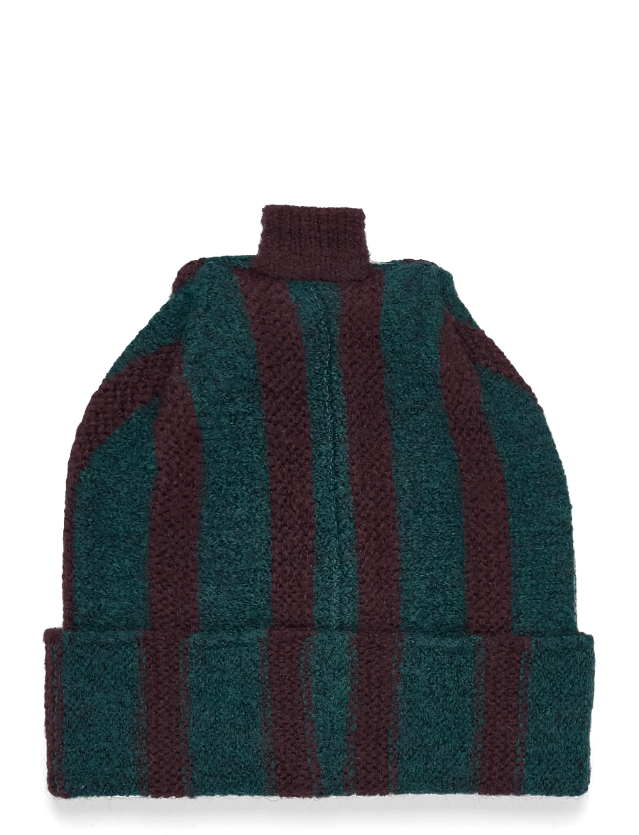 Bobo Choses - Booo Bo Choses tag knitted beanie - beanies - green - 1