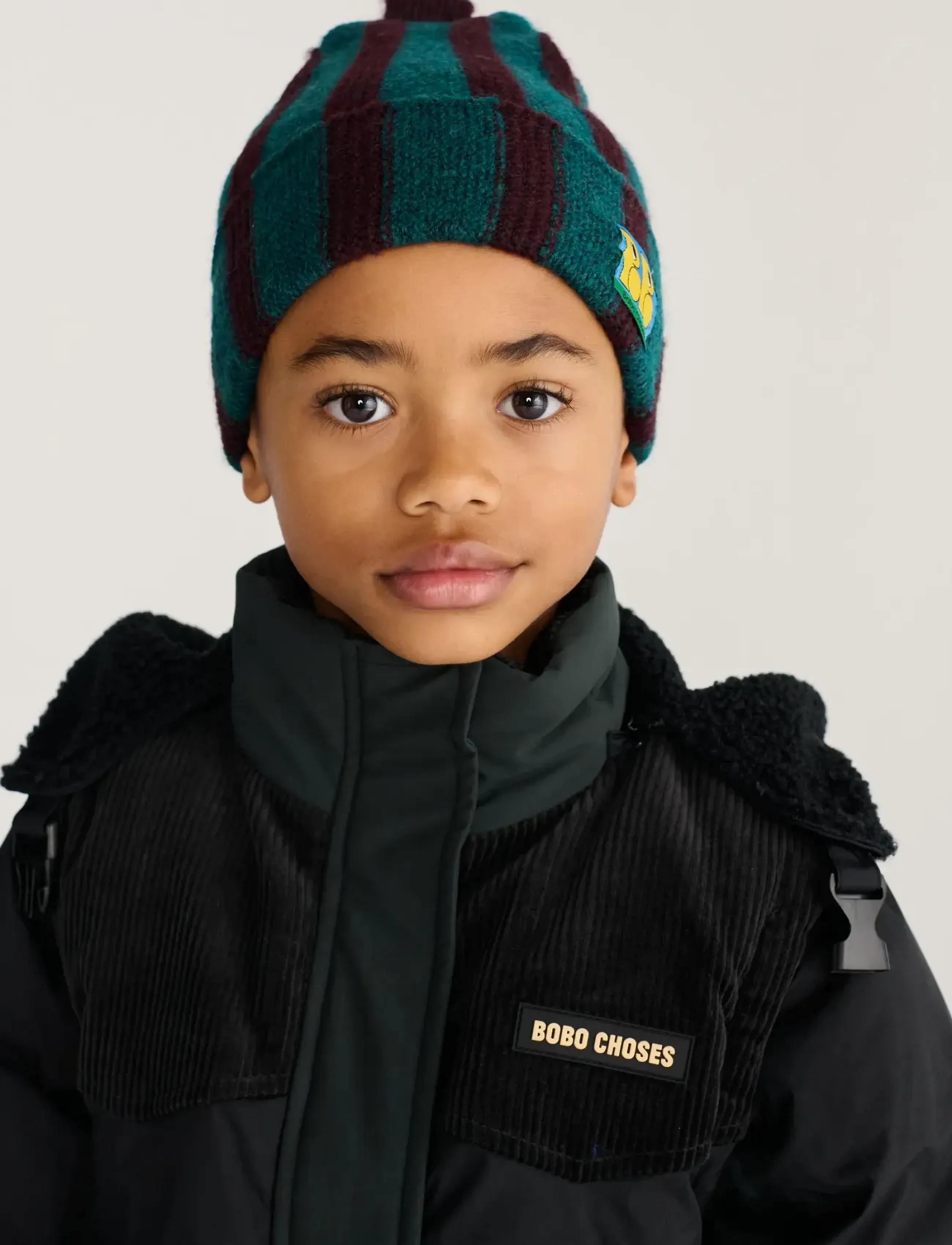 Bobo Choses - Booo Bo Choses tag knitted beanie - beanies - green - 3