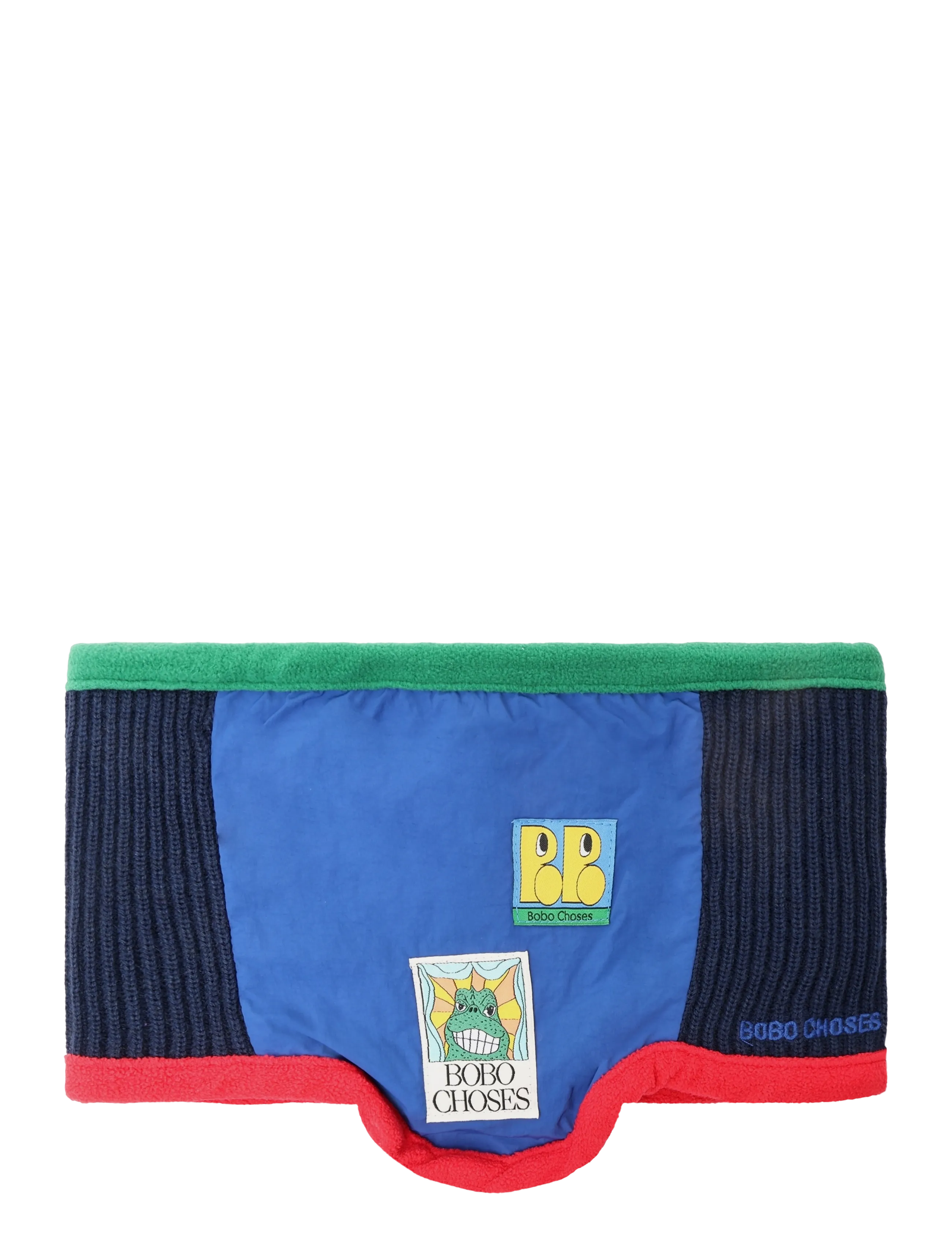 Bobo Choses Bobo Choses color block neck warmer - Accessories - MULTI COLOURED / navy