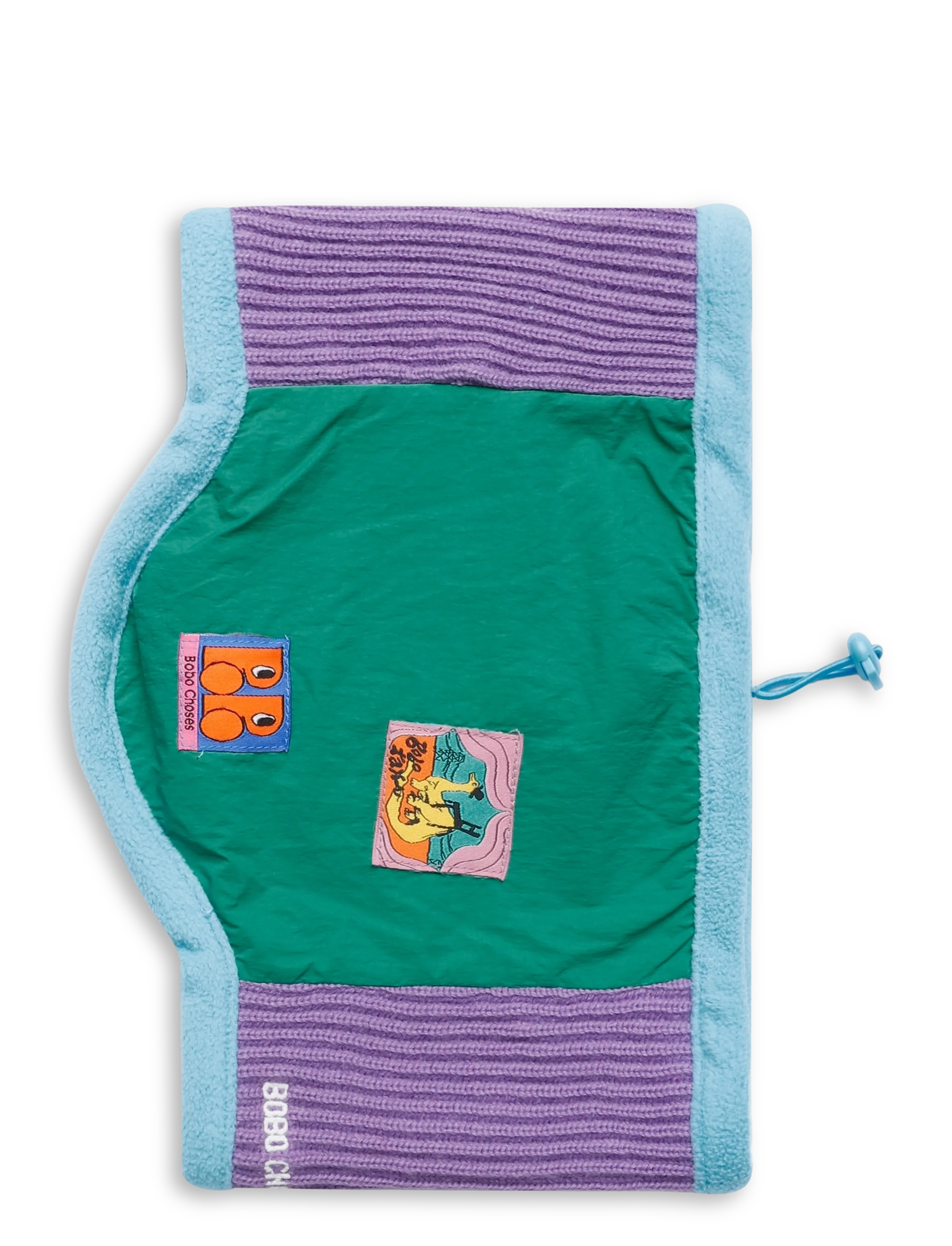 Bobo Choses Bobo Choses color block neck warmer - Šalles - MULTI COLOURED / green