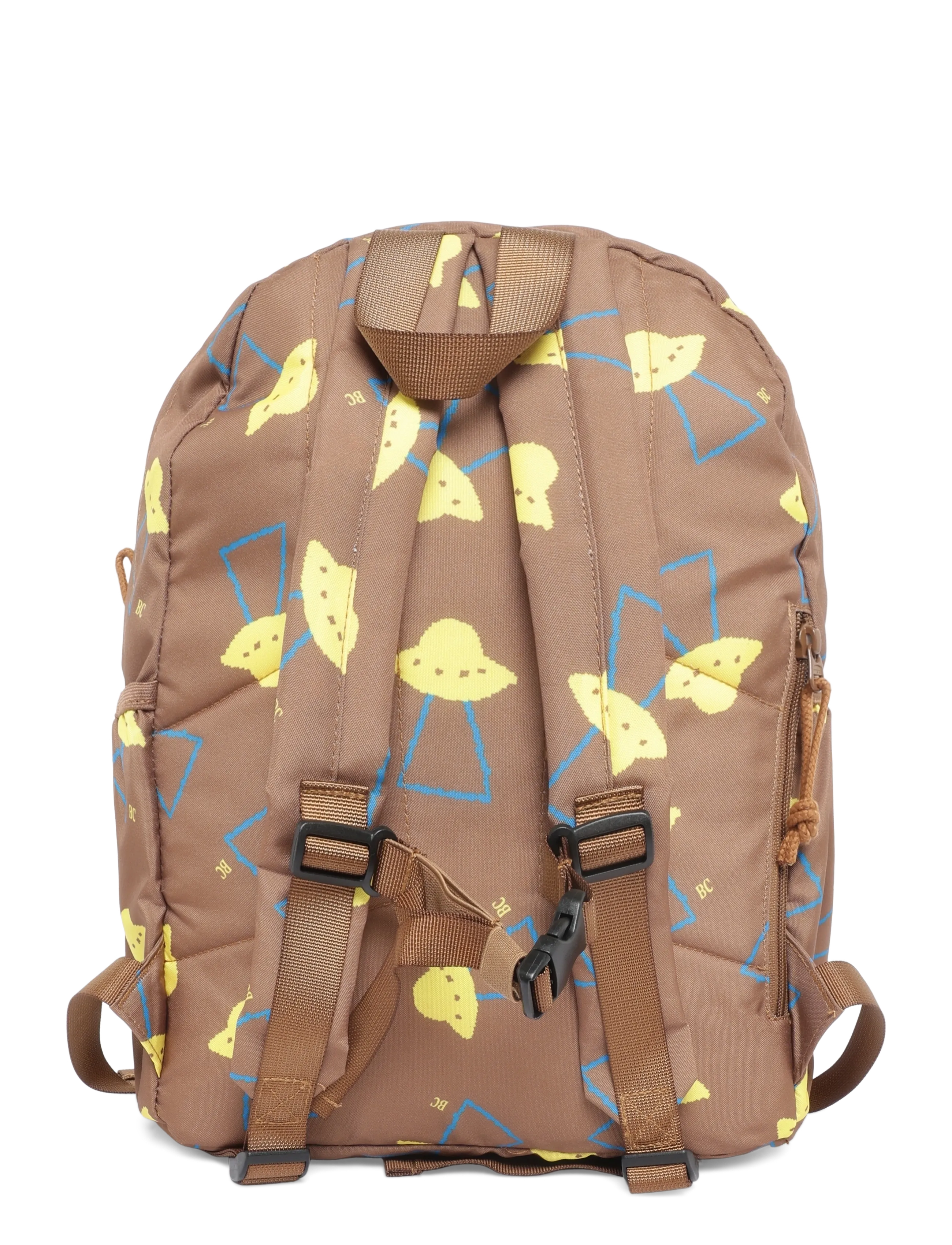 Bobo Choses - Pixel Abduction all over backpack - backpacks - brown - 1