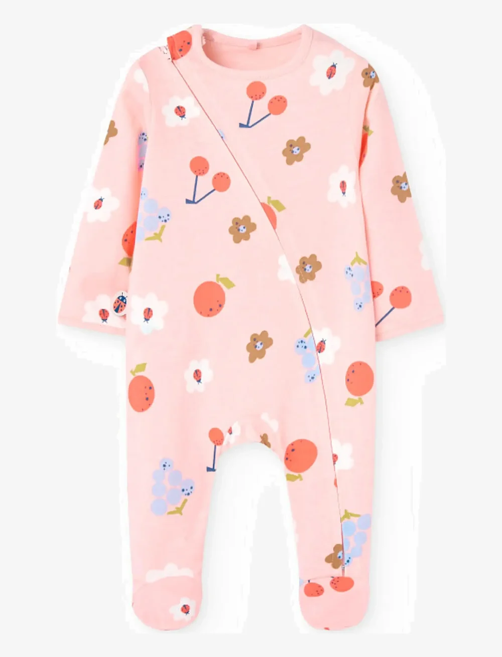 Boboli - Knit play suit floral - langærmede heldragter - multi coloured - 0