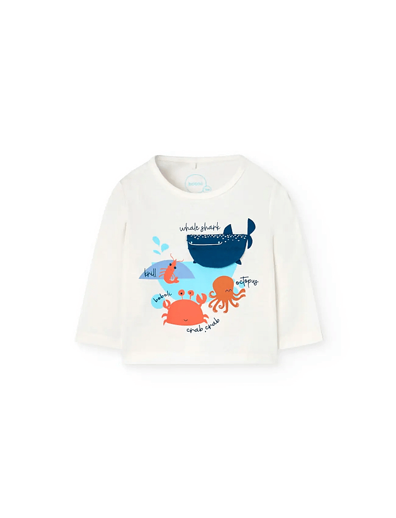 Boboli - Set knit - set med långärmad t-shirt - white - 2