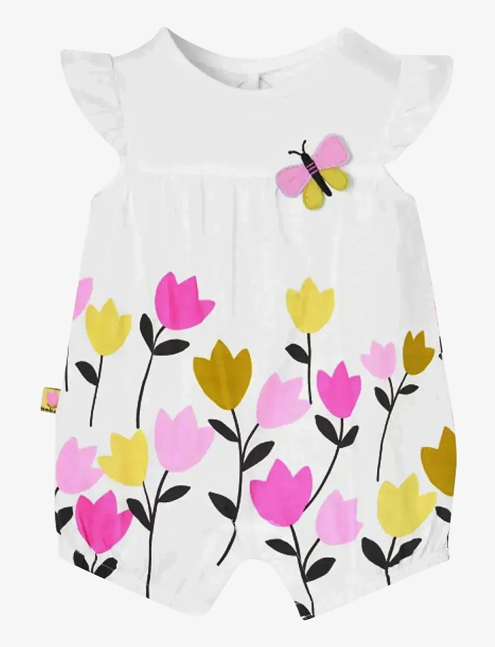 Boboli - Knit play suit - pükskostüümid - white - 0