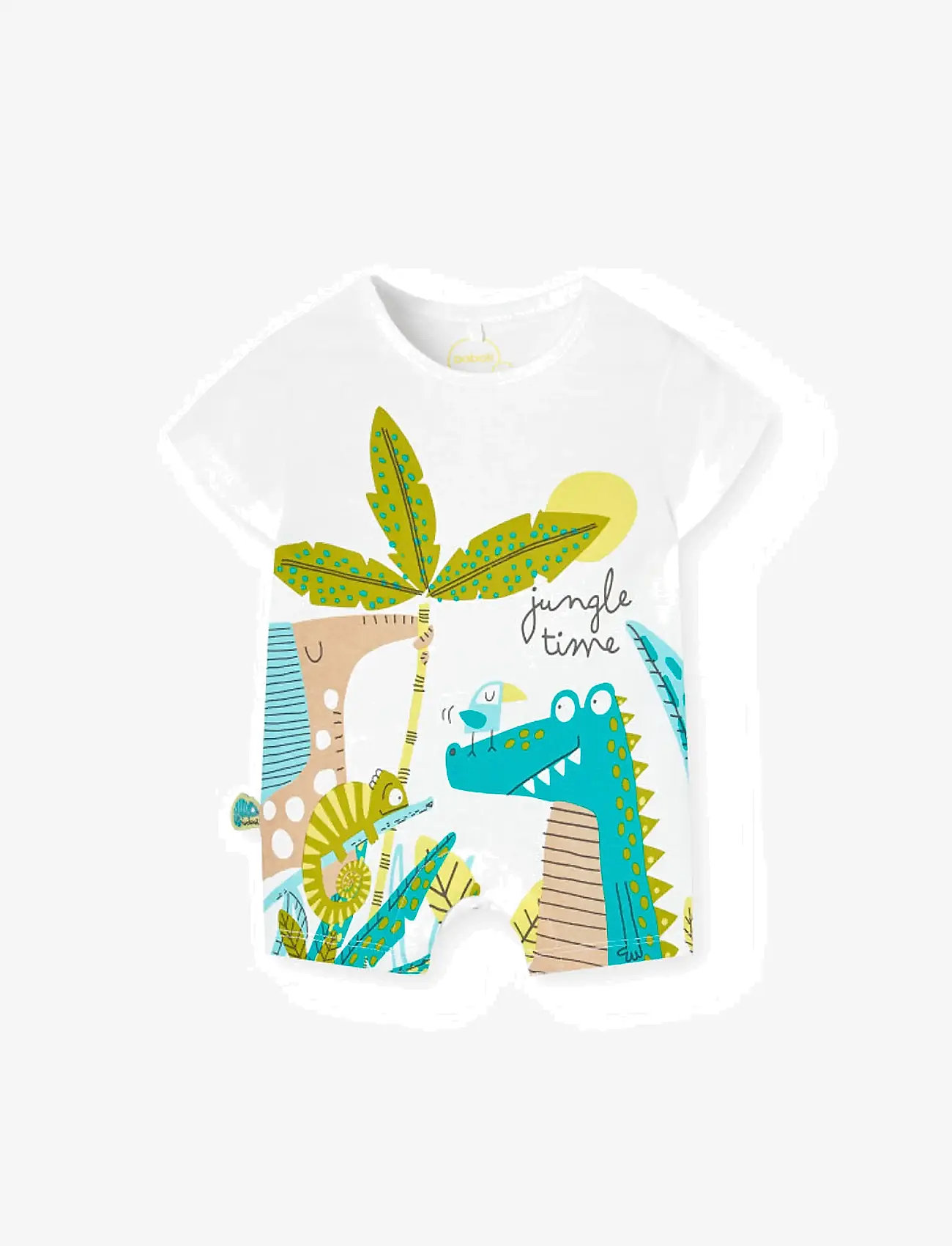 Boboli - Knit play suit - kurzärmelig - white - 0