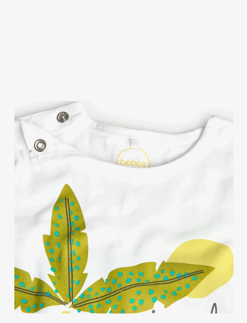 Boboli - Knit play suit - kurzärmelig - white - 2