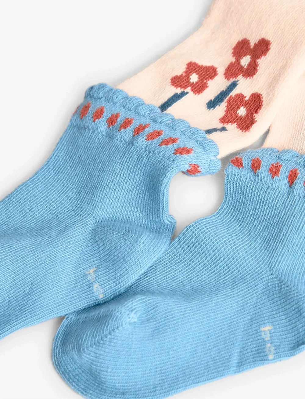 Boboli - Thick tights with socks for baby -BCI - strumpfhosen - ecru - 1