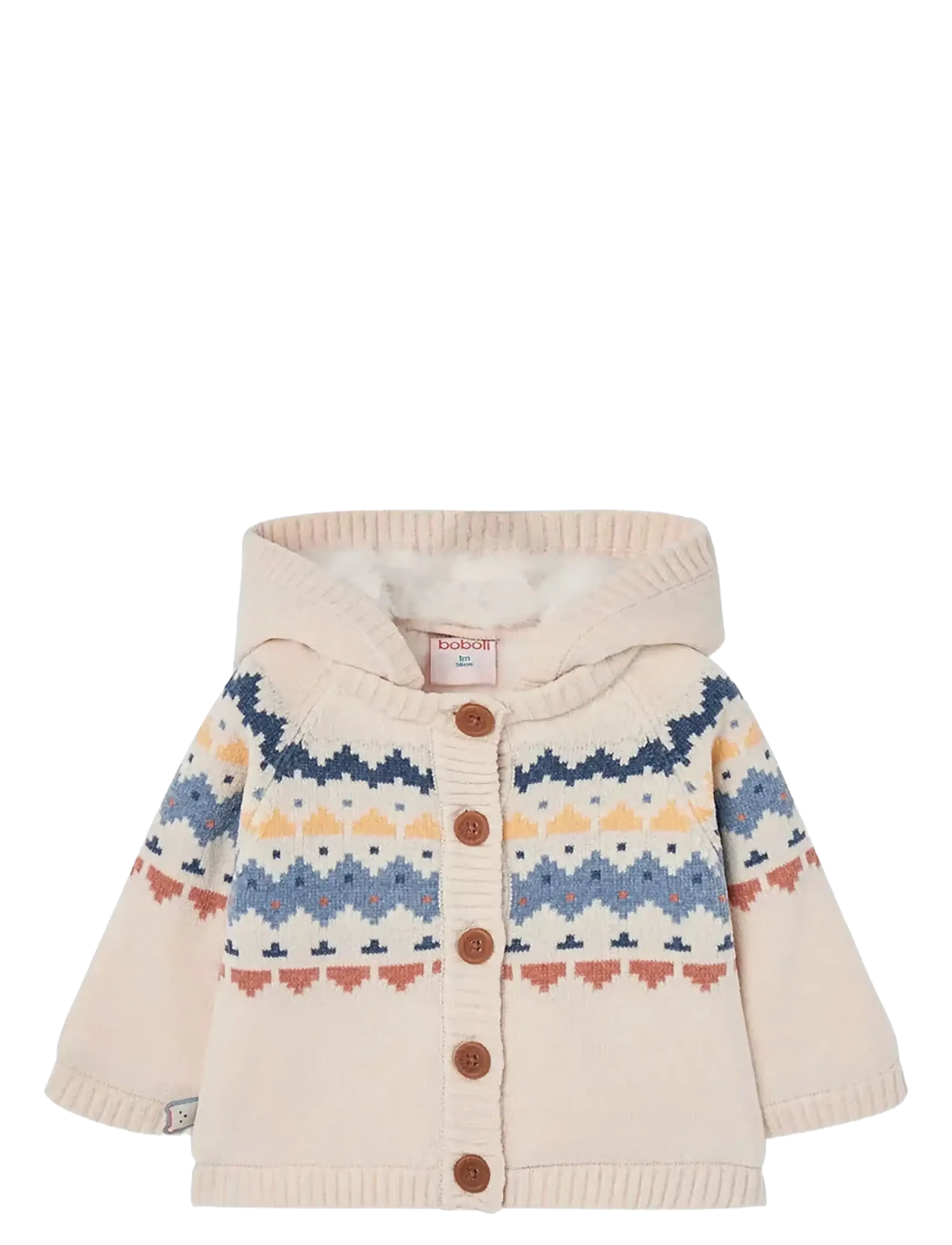 BOBOLI Strickwaren Jacke For Baby Cream - 86 - Kinder