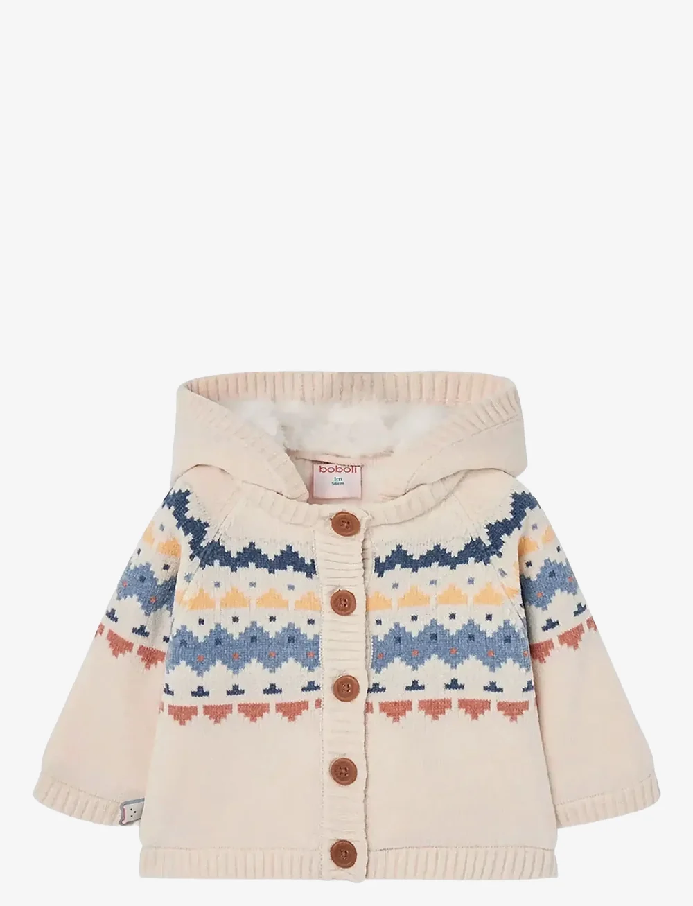 Boboli - Knitwear jacket for baby - cardigans - ecru - 0