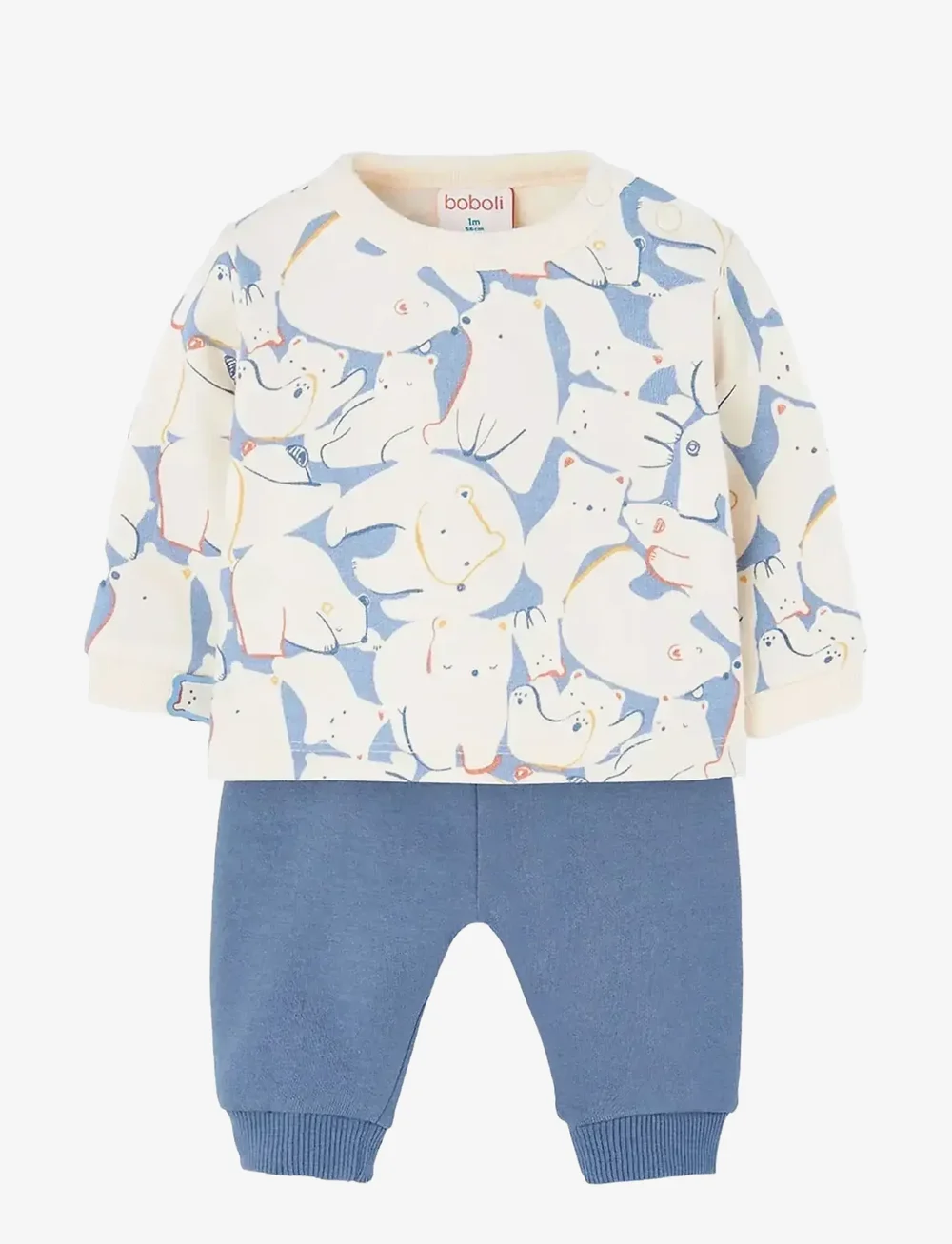 Boboli - Set knit   -BCI - joggingsæt - print - 0