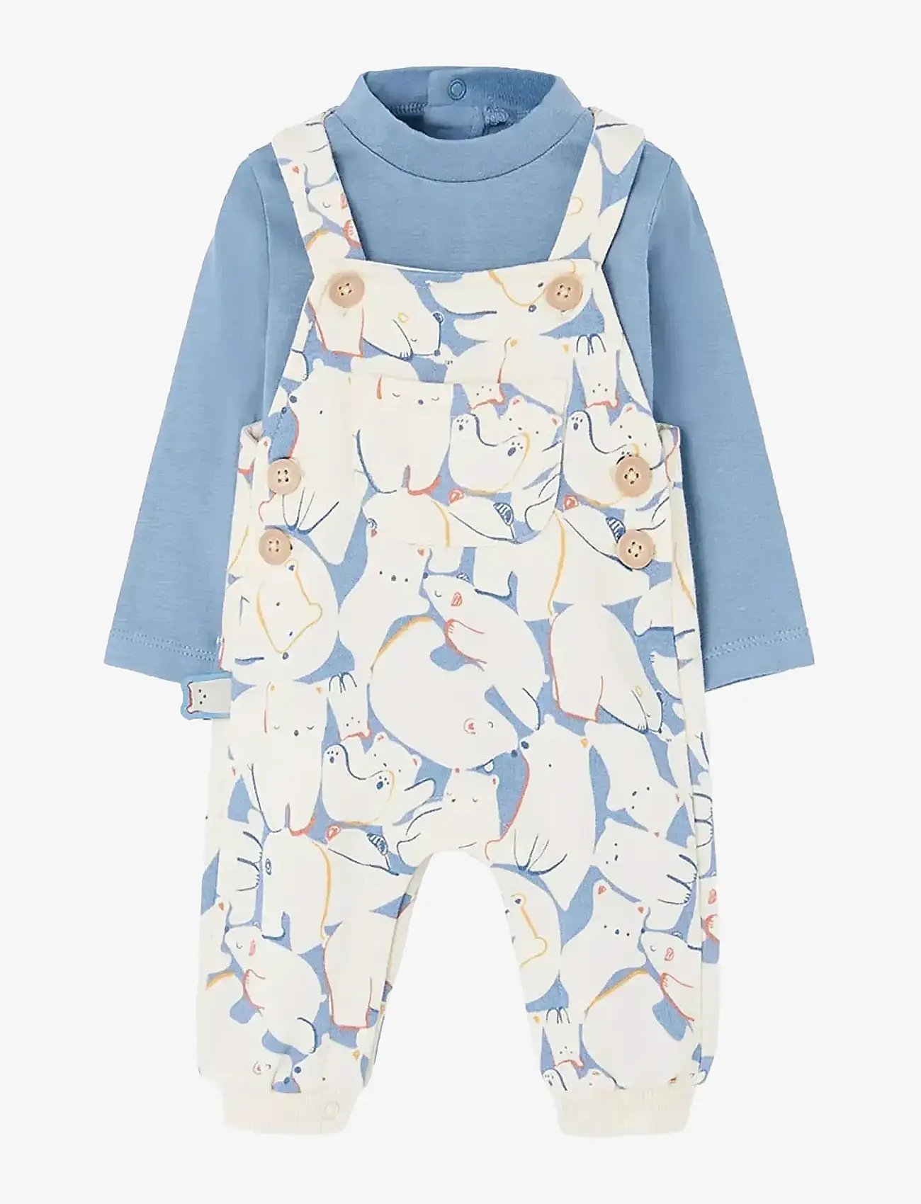 Boboli - Set knit   -BCI - komplektai su marškinėliais ilgomis rankovėmis - print - 0