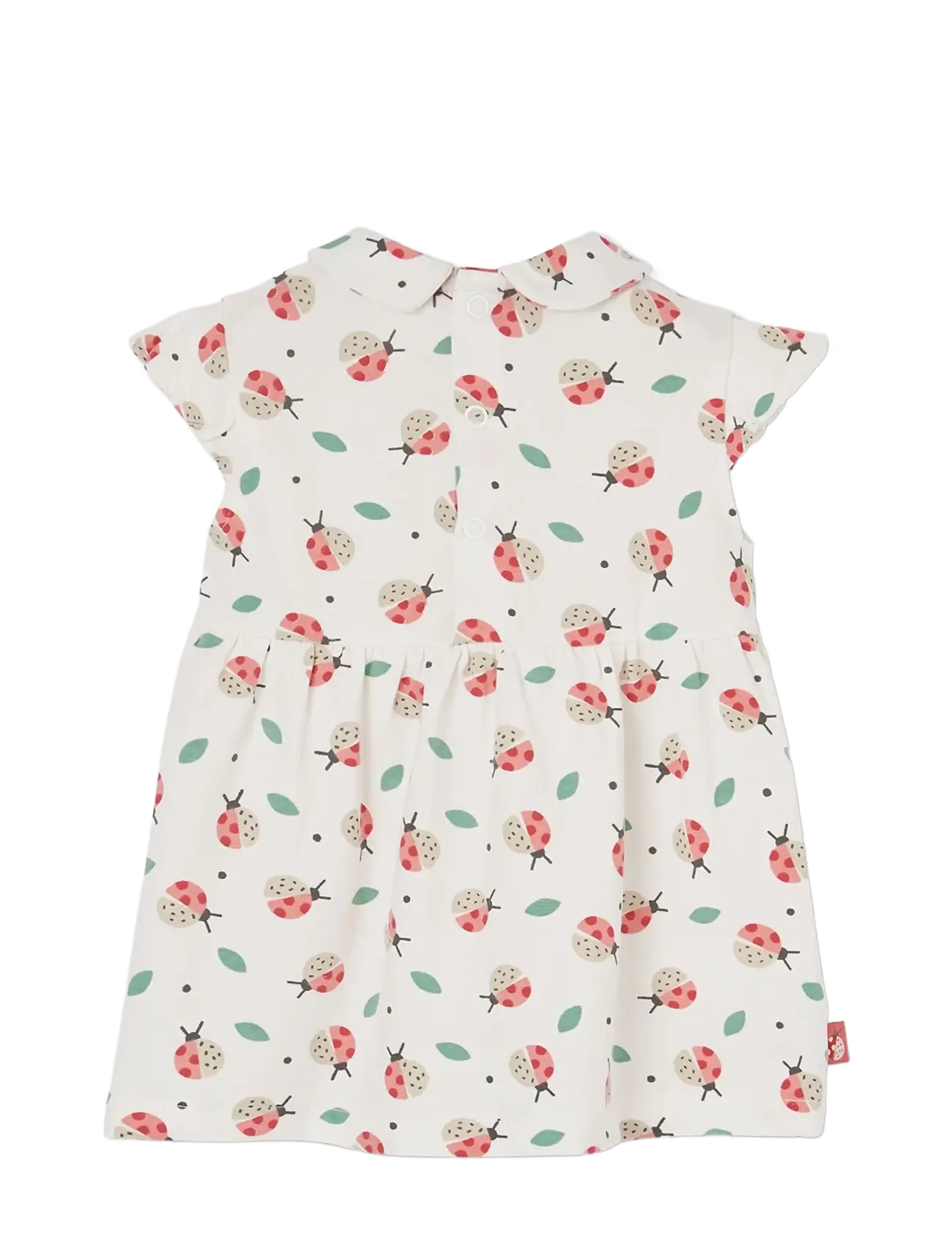 Boboli - Knit dress printed for baby -BCI - kortærmede babykjoler - print - 1