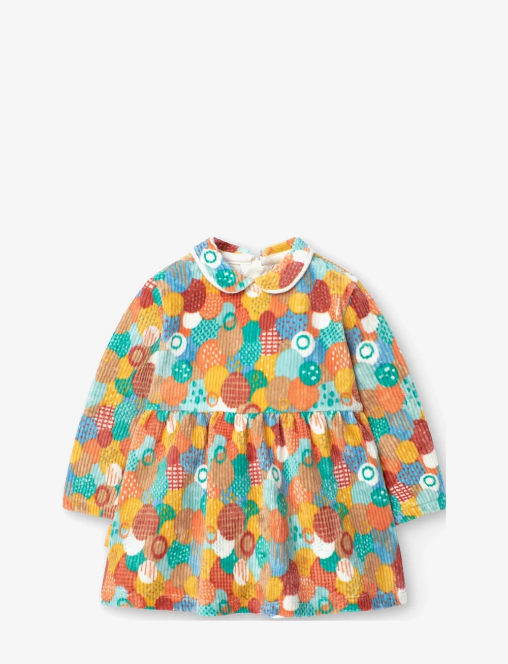 Boboli - Dress knit for baby girl -BCI - långärmade babyklänningar - print - 0