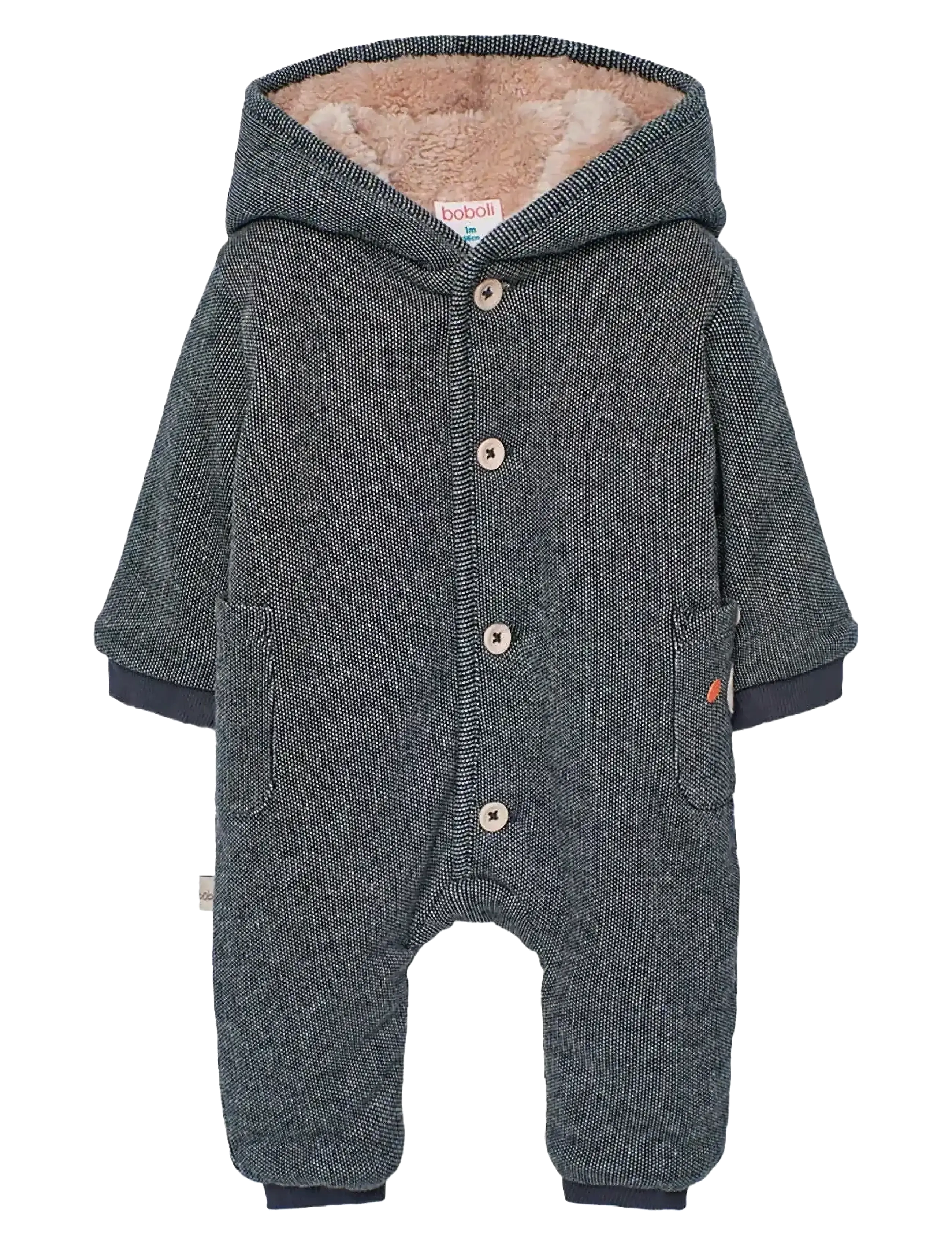 BOBOLI Knit Play Anzug Fantasy For Baby -Bci Grau - 68 - Kinder