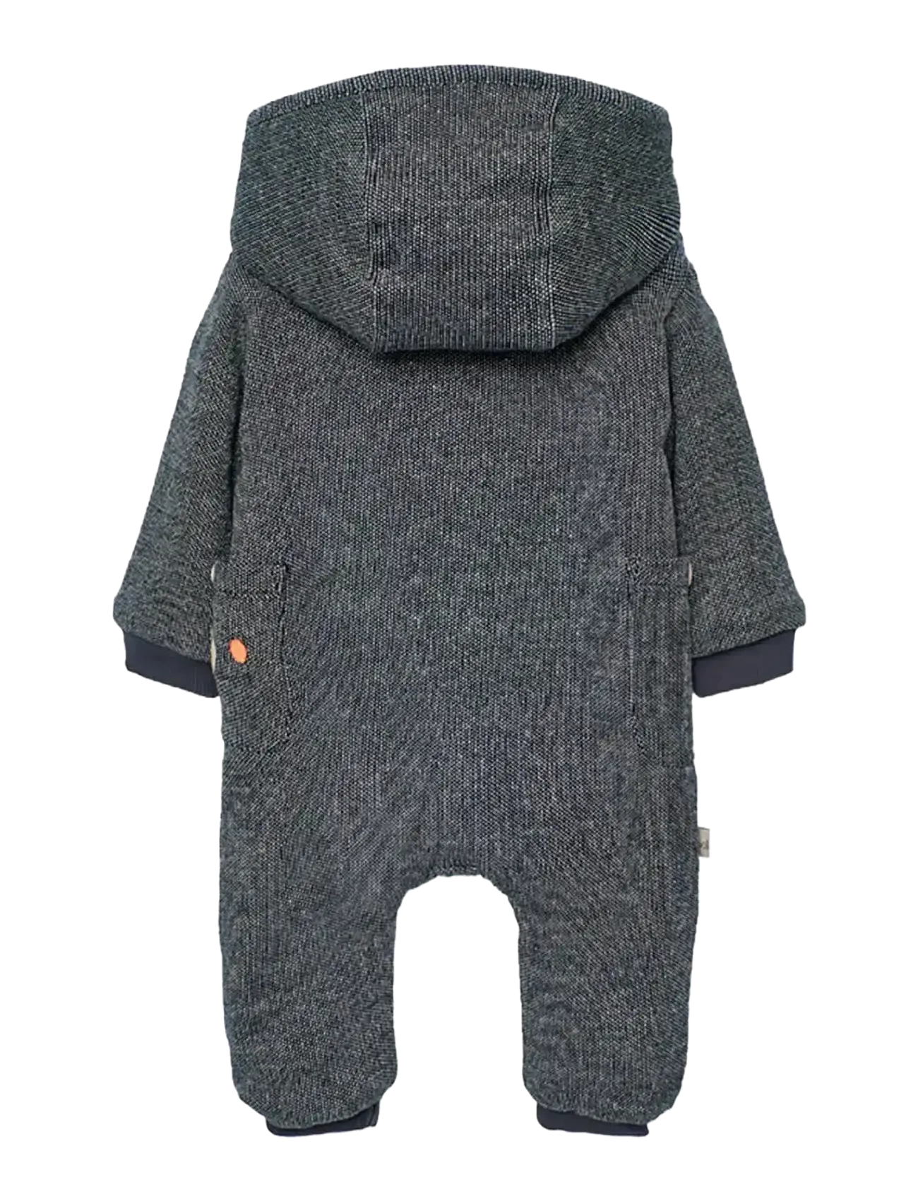Boboli - Knit play suit fantasy for baby -BCI - fleece overalls - anthracite - 1