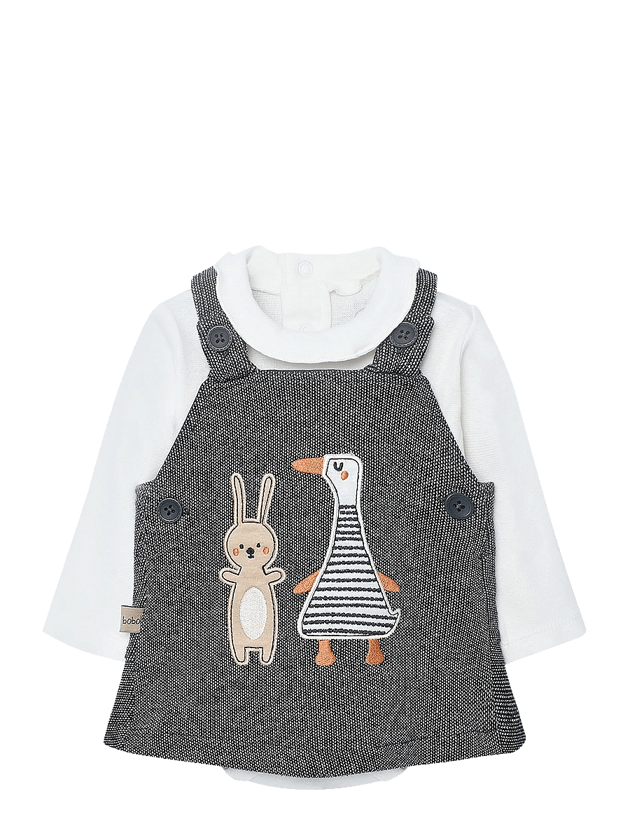 Boboli - Set knit -BCI - najniższe ceny - anthracite - 0