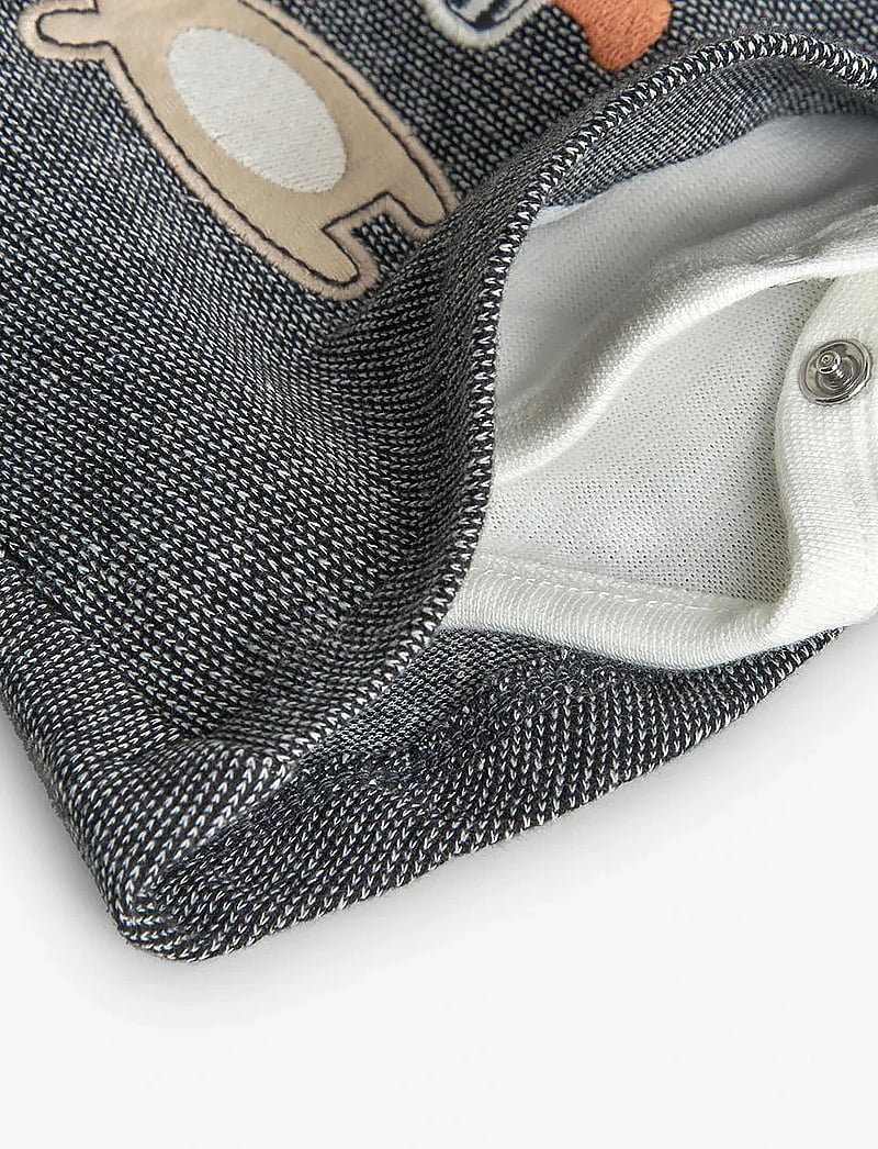 Boboli - Set knit -BCI - set med långärmad t-shirt - anthracite - 5