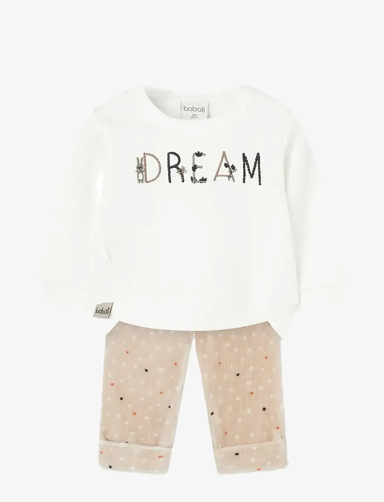 Boboli - Set knit   -BCI - sæt med langærmet t-shirt - print - 0