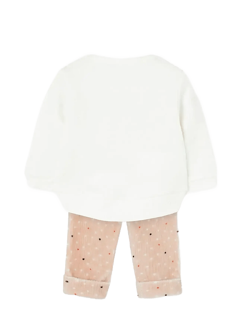 Boboli - Set knit -BCI - sæt med langærmet t-shirt - print - 1