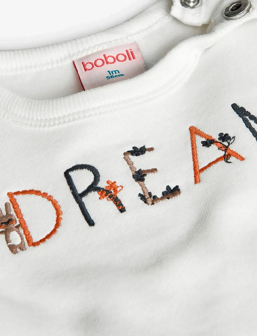 Boboli - Set knit -BCI - sæt med langærmet t-shirt - print - 4