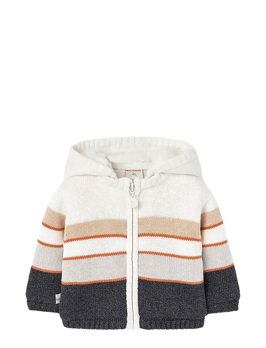 Boboli - Knitwear jacket for baby -BCI - multino audinio striukės - off white - 0