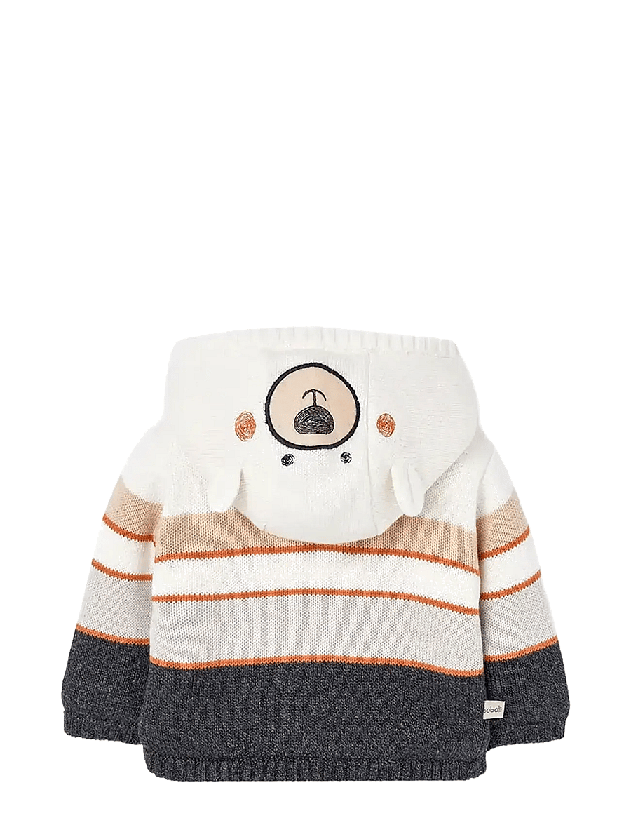 Boboli - Knitwear jacket for baby -BCI - multino audinio striukės - off white - 1