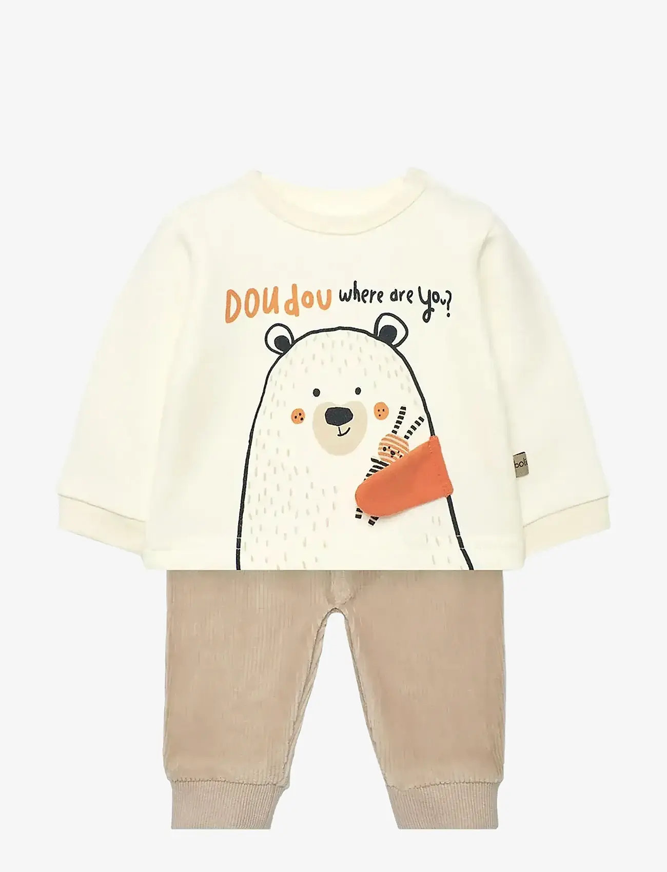 Boboli - Set knit   -BCI - set med långärmad t-shirt - off white - 0