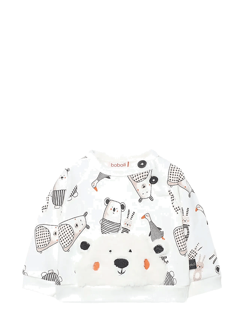 Boboli - Set knit -BCI - komplekti ar t-kreklu ar garām piedurknēm - print - 2