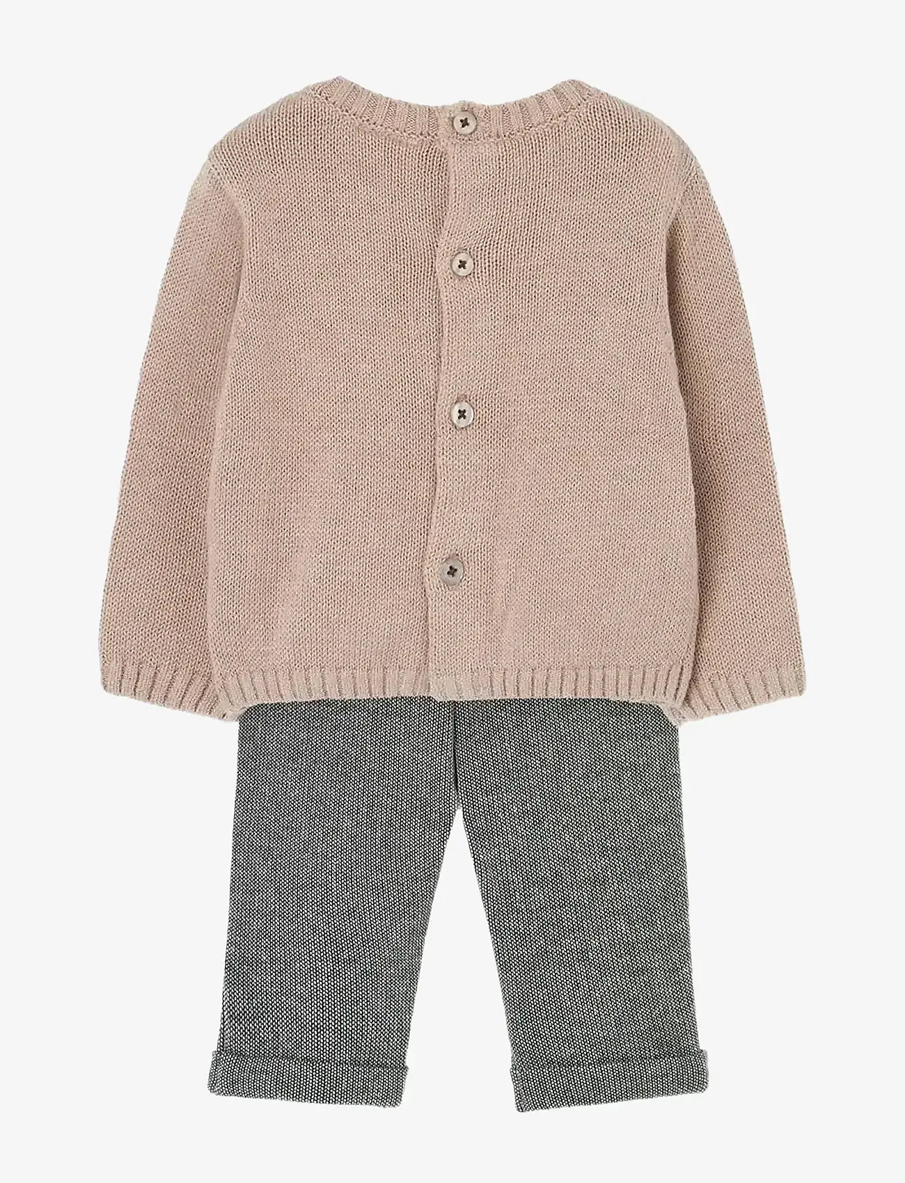 Boboli - Set knit   -BCI - sets mit langärmeligem t-shirt - linen - 1