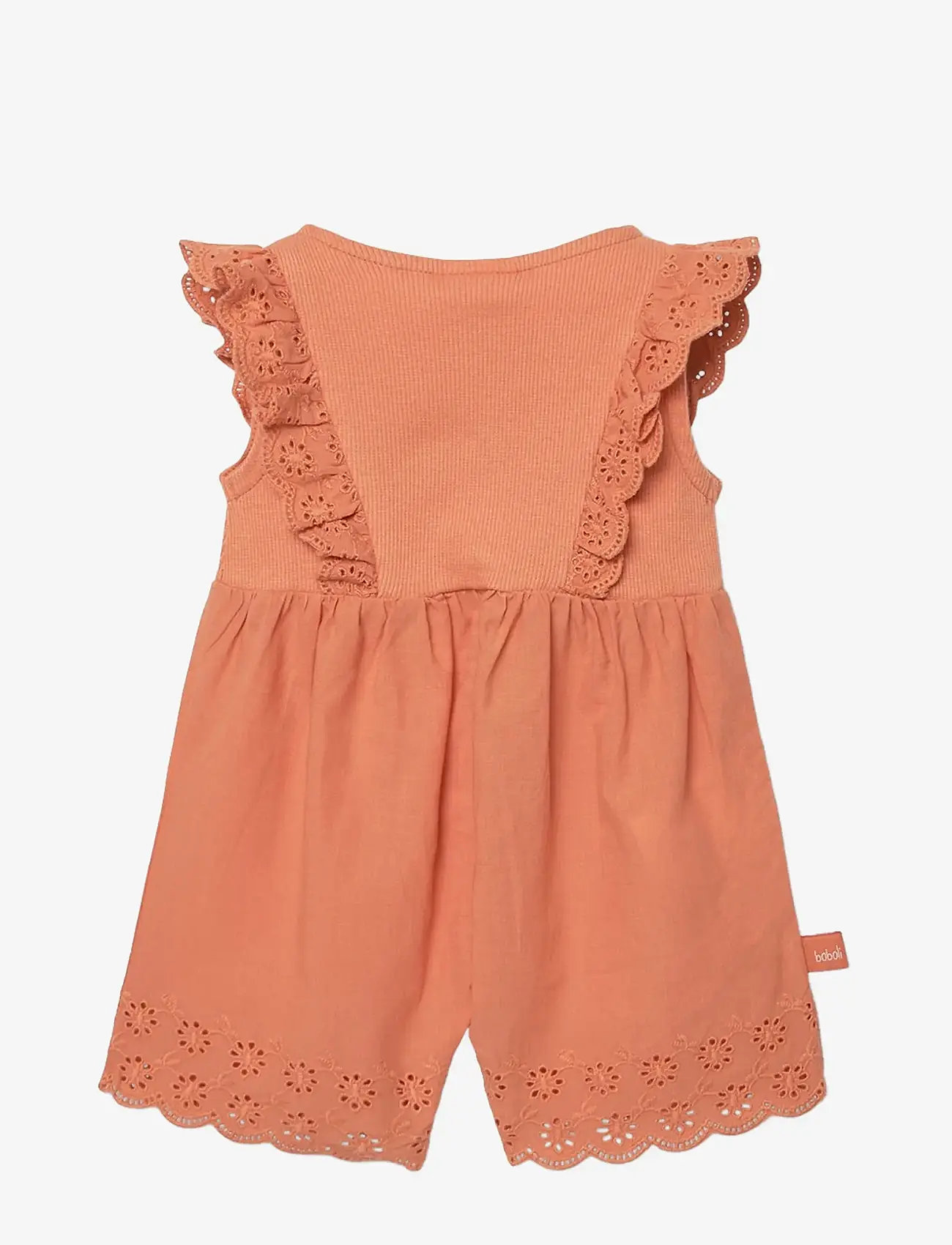 Boboli - Batiste jumpsuit embroidery for girl - pükskostüümid - caramel - 1