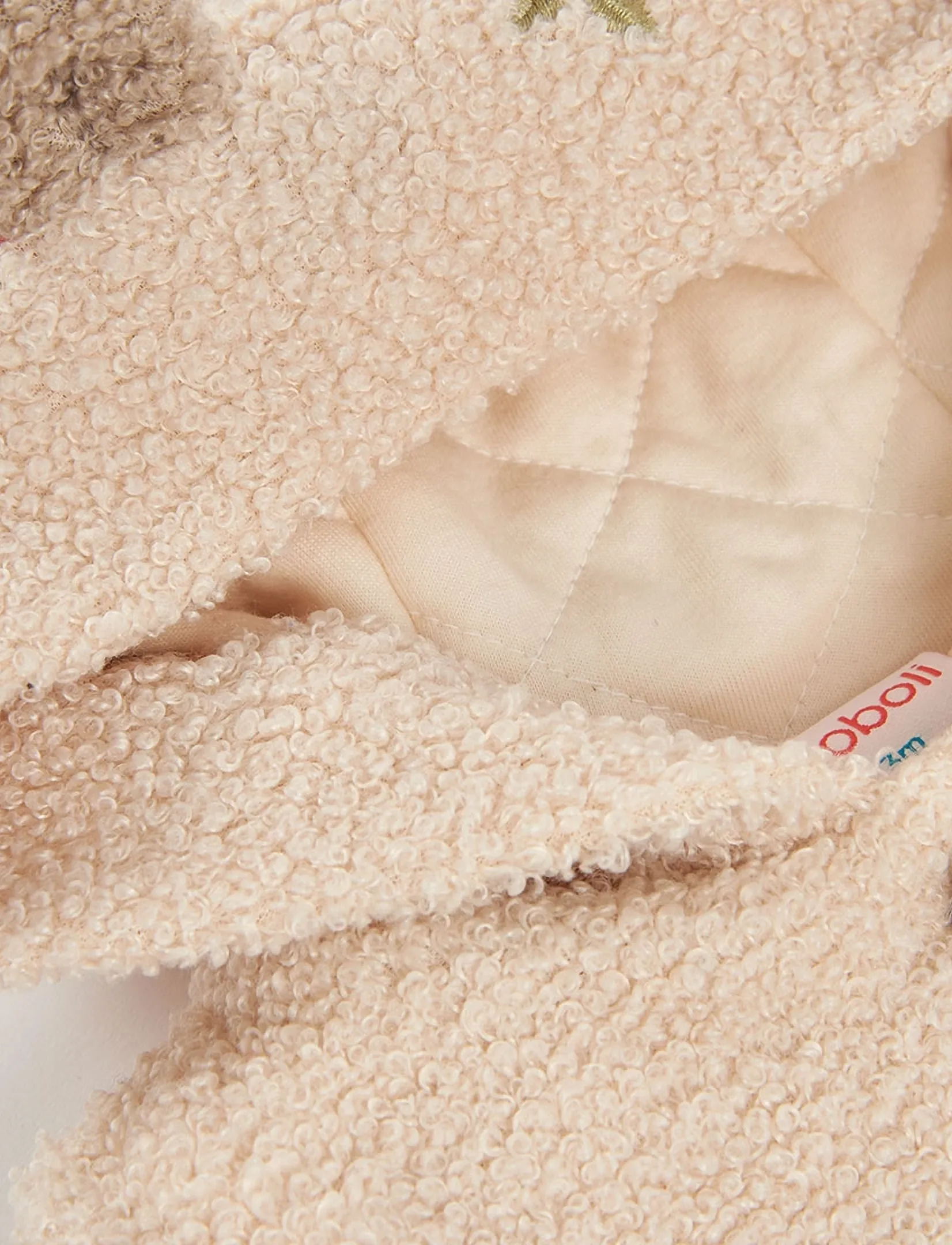 Boboli - Jacket embroidered for baby -BCI - fleecejacken - ecru - 3